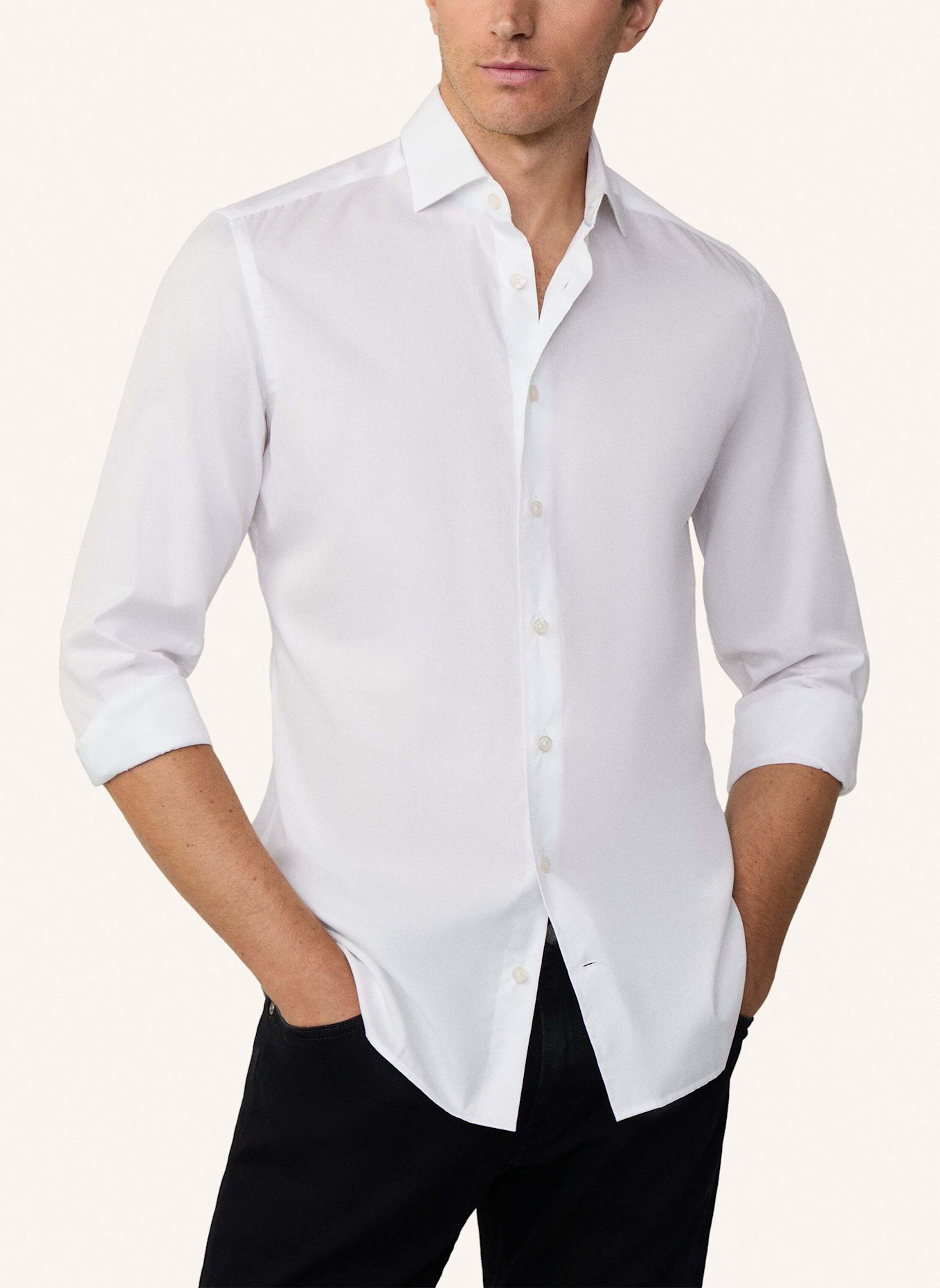 HACKETT LONDON Freizeithemd MAGIC SHIRT TWILL, Farbe: WEISS (Bild 2)