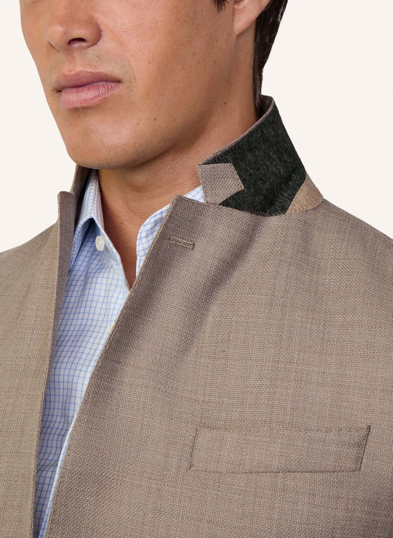 HACKETT LONDON Sakko SEMI PLAIN TEXTURE, Farbe: TAUPE/ HELLBRAUN (Bild 5)