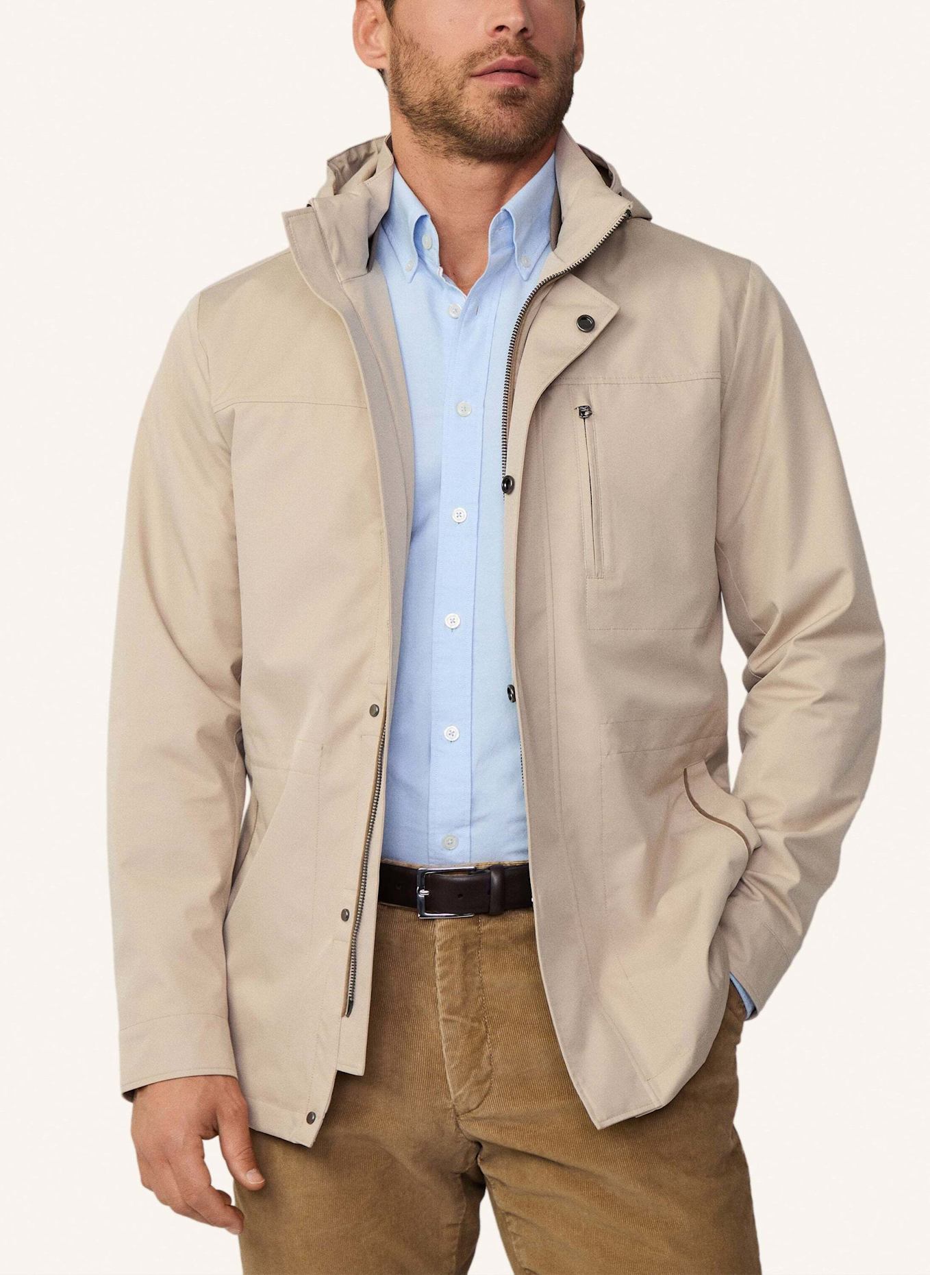 HACKETT LONDON Parka JOURNEY PARKA, Farbe: BEIGE (Bild 2)