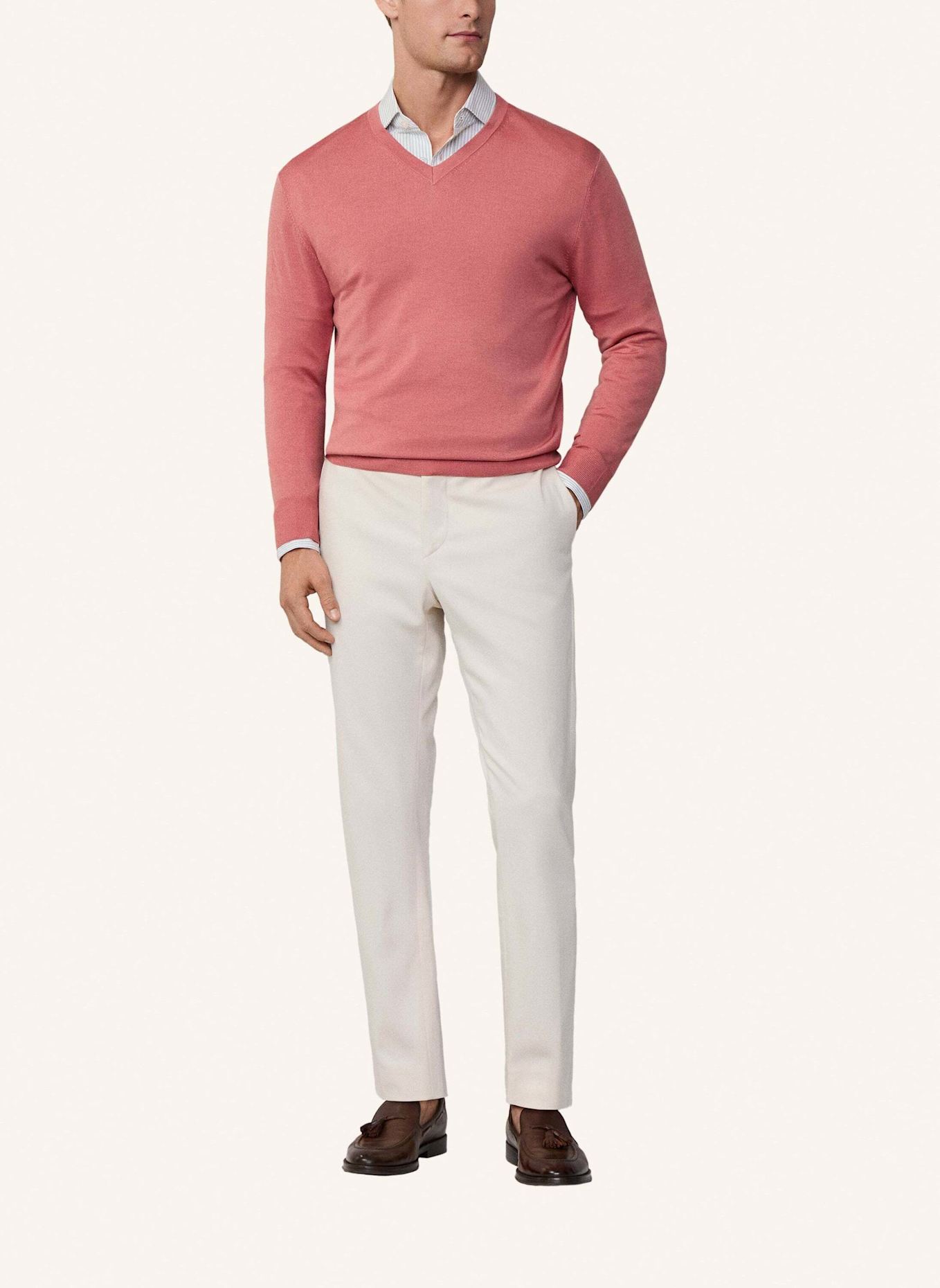 HACKETT LONDON Pullover GMD MERINO SILK V (Bild 5)