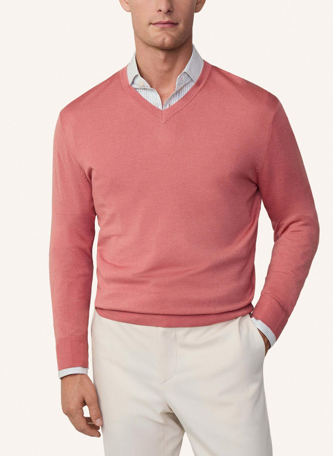 HACKETT LONDON Pullover GMD MERINO SILK V (Bild 2)