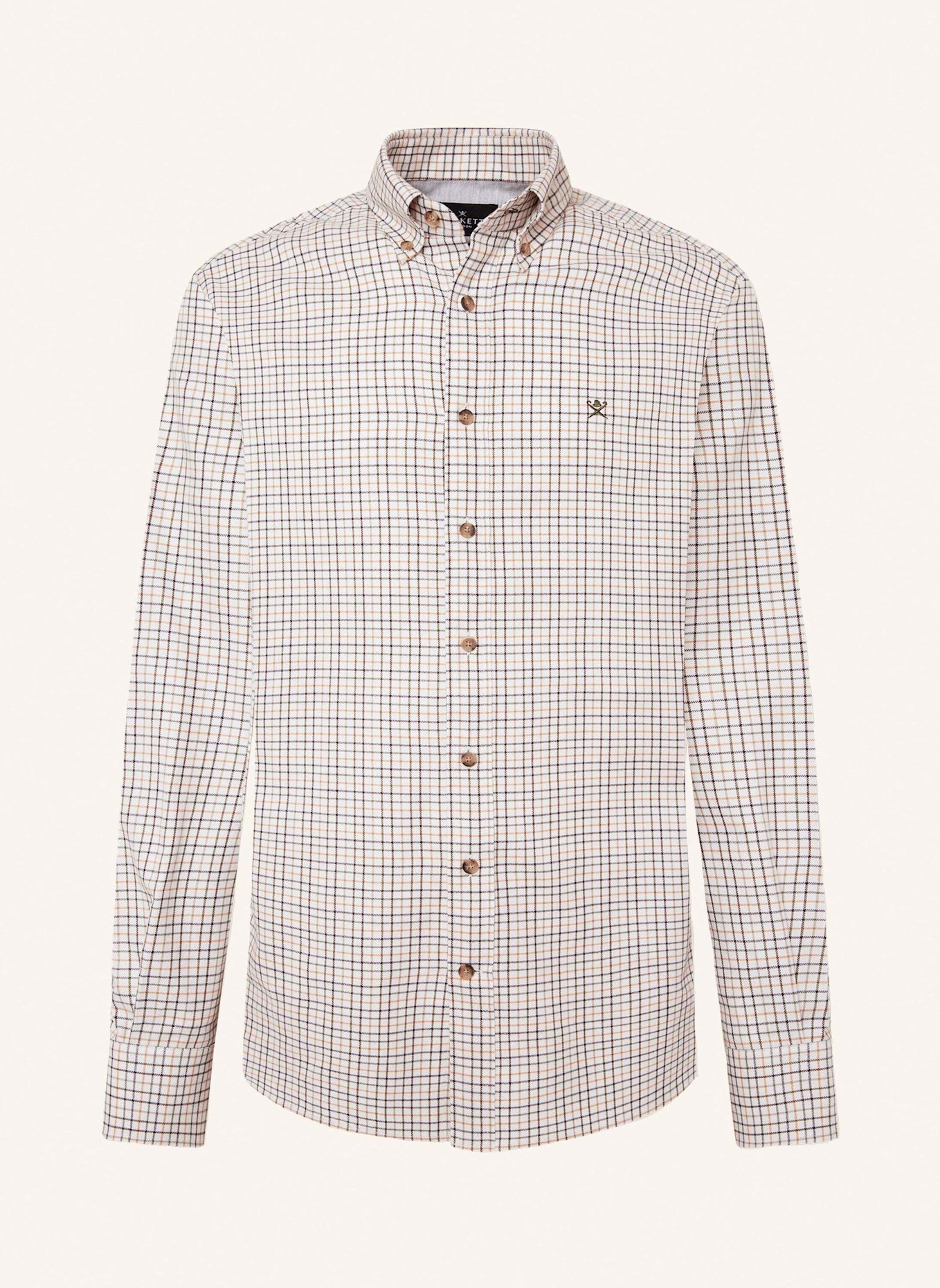 HACKETT LONDON Freizeithemd BRUSHED TATTERSAL (Bild 1)