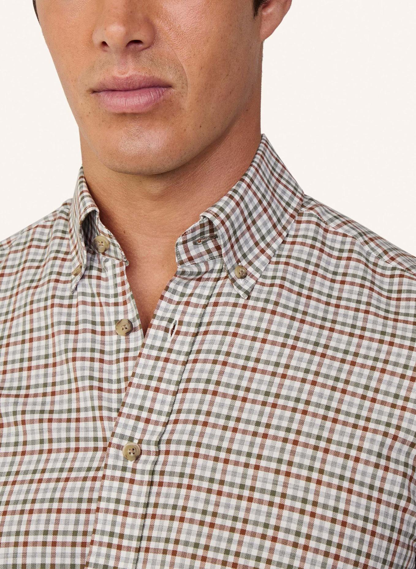 HACKETT LONDON Freizeithemd 3 COL BRUSHED GINGHAM, Farbe: BRAUN (Bild 4)