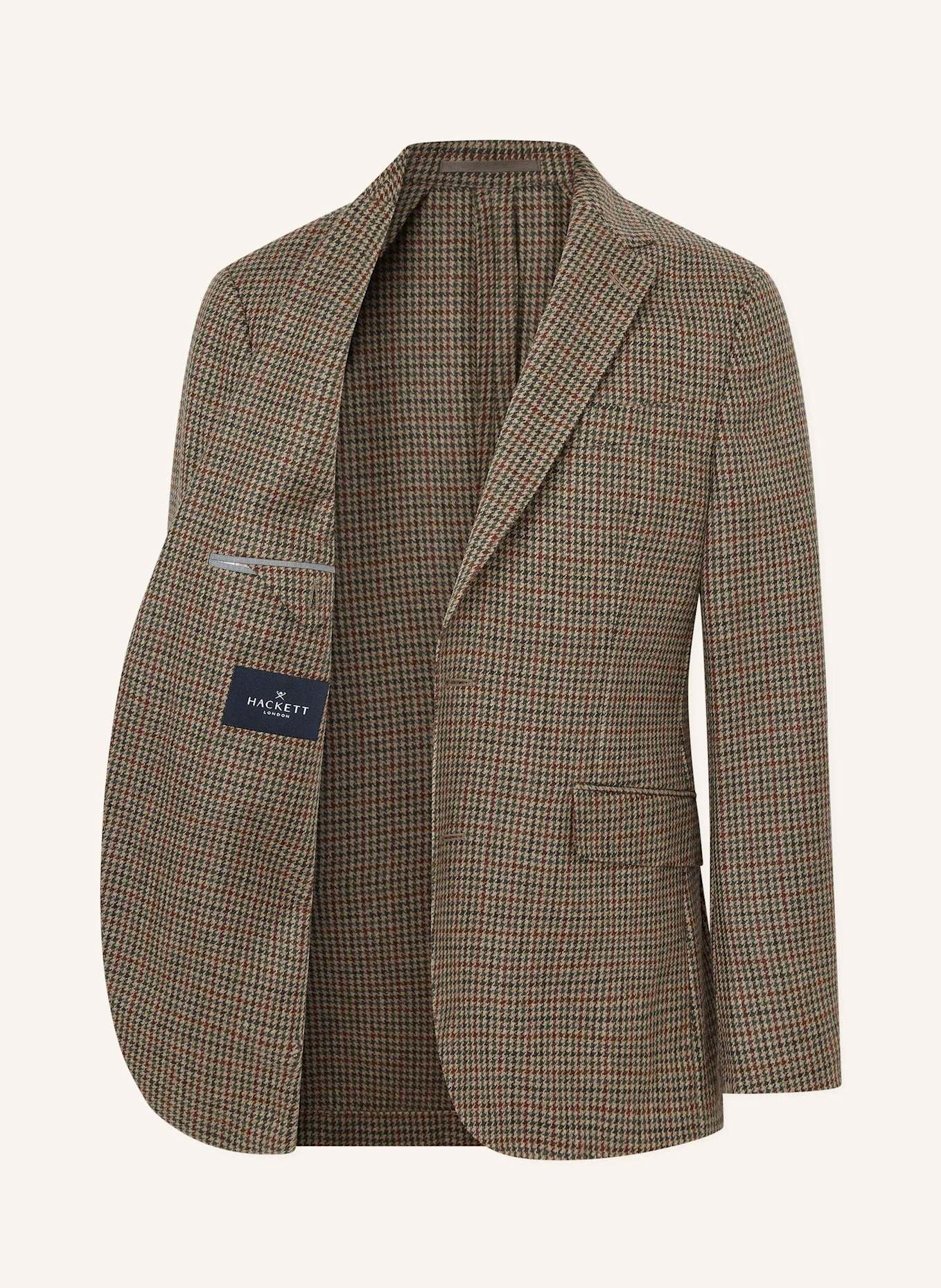 HACKETT LONDON Sakko HTOOTH JACKET EP, Farbe: KHAKI (Bild 7)