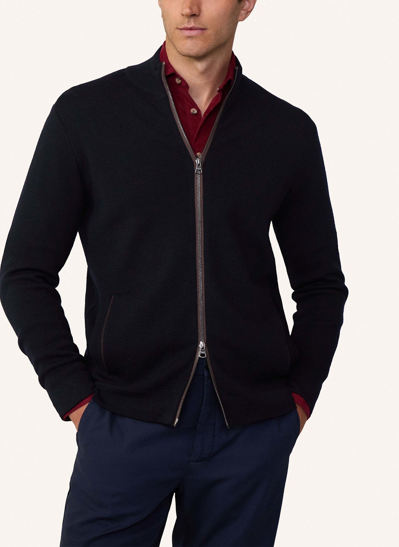 HACKETT LONDON Pullover MILANO FZIP (Bild 5)