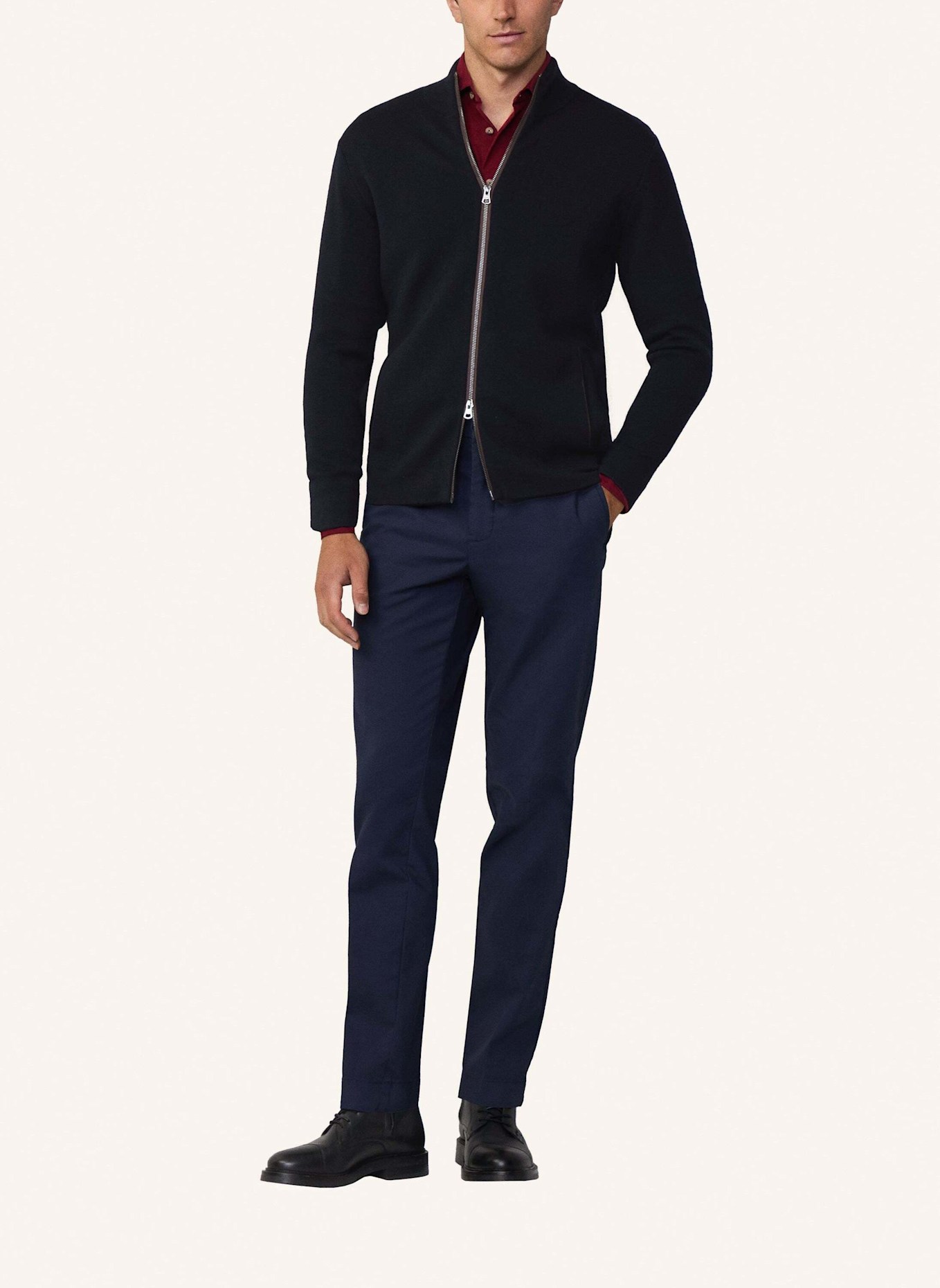 HACKETT LONDON Pullover MILANO FZIP (Bild 3)