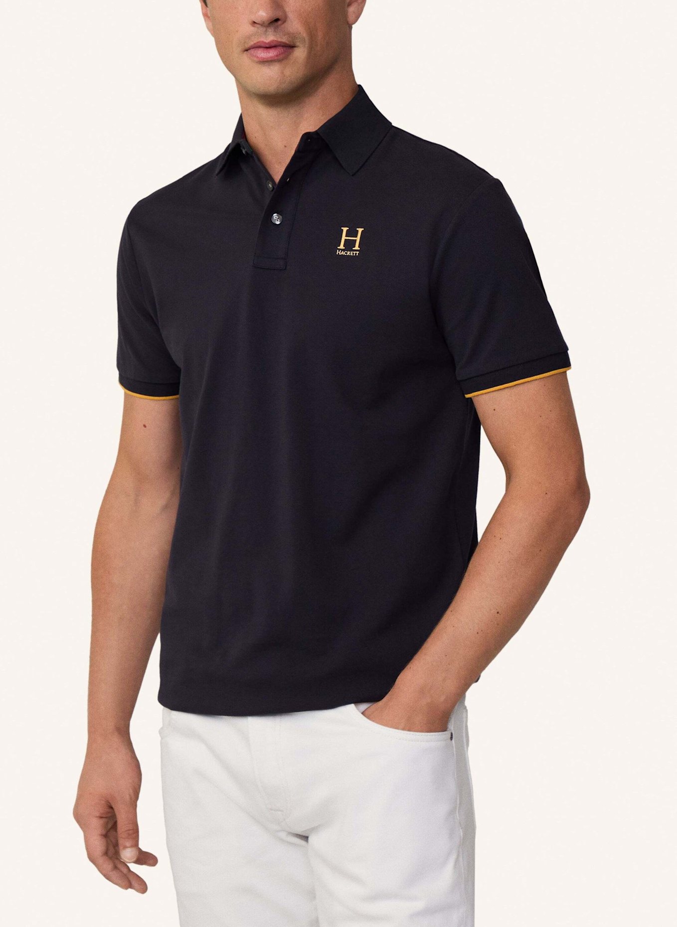 HACKETT LONDON Poloshirt HERITAGE H LOGO POLO (Bild 5)