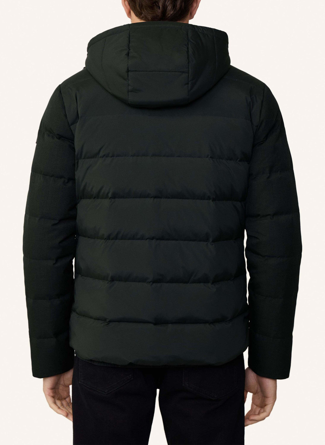 HACKETT LONDON Fieldjacket HYBRID HOOD PUFFER, Farbe: DUNKELGRÜN (Bild 2)