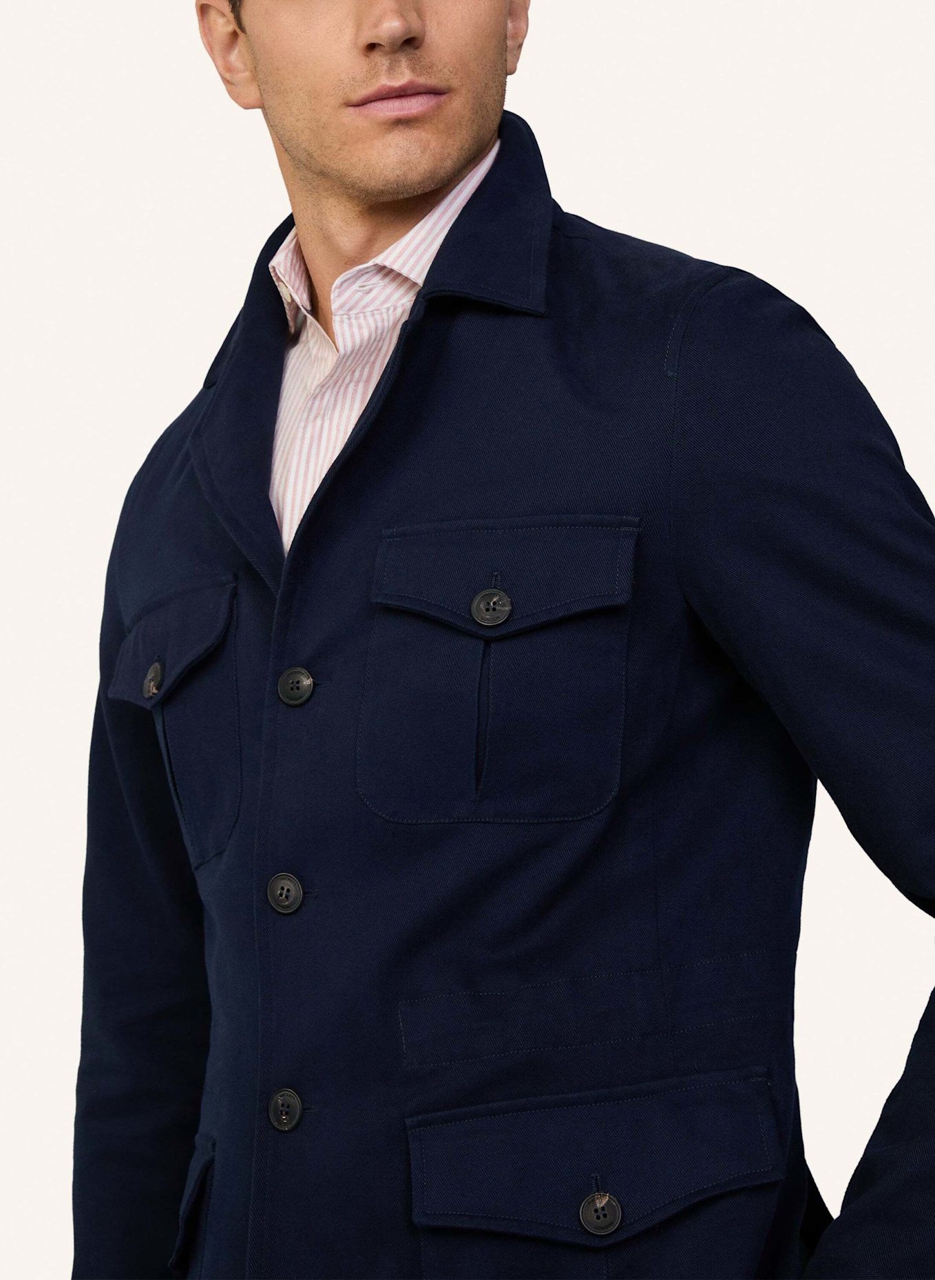 HACKETT LONDON Between Jacke 4 PKT COTTON STRETCH, Farbe: DUNKELBLAU (Bild 3)