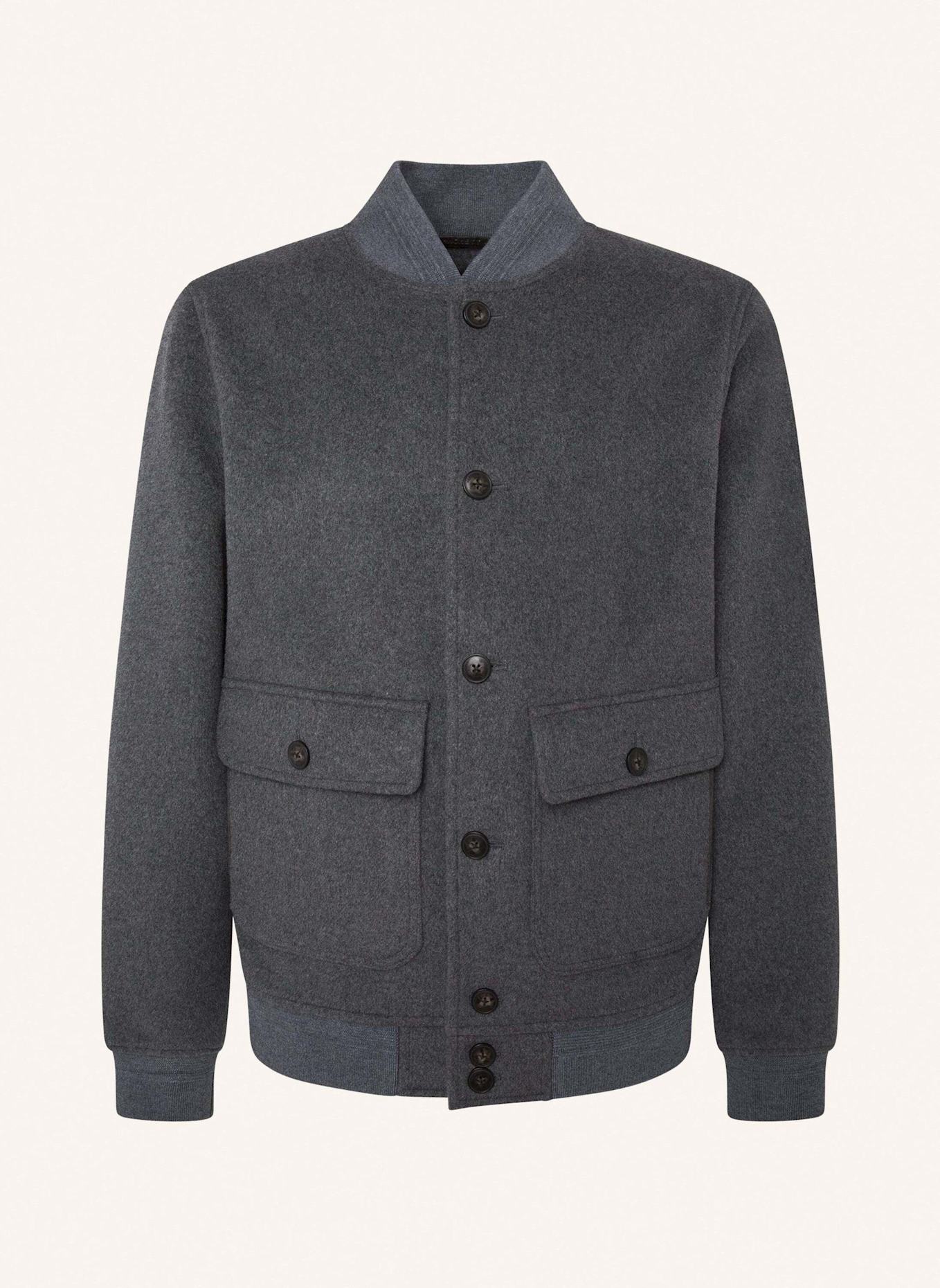 HACKETT LONDON Blouson WOOL BOMBER, Farbe: GRAU (Bild 1)