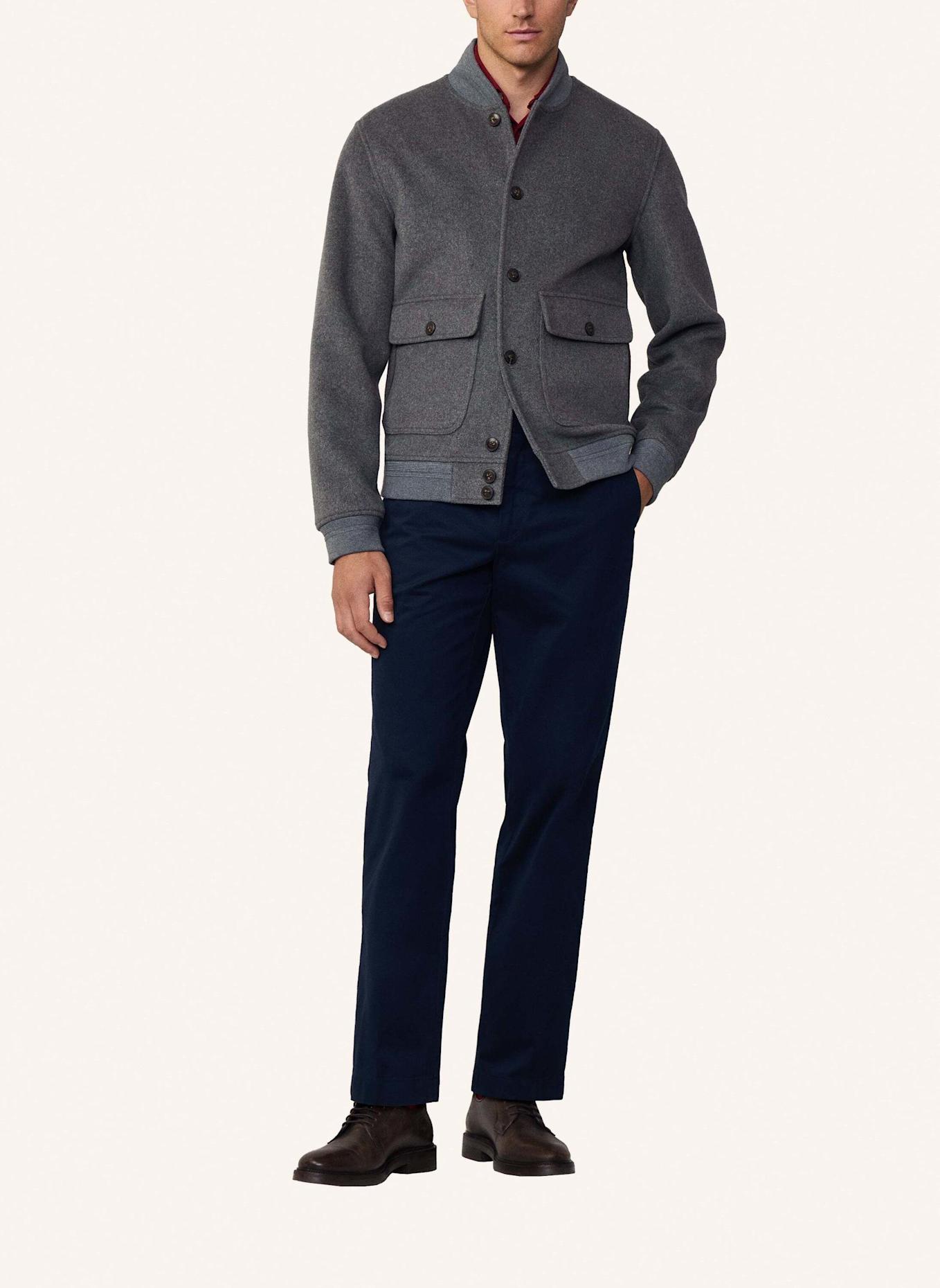 HACKETT LONDON Blouson WOOL BOMBER, Farbe: GRAU (Bild 3)