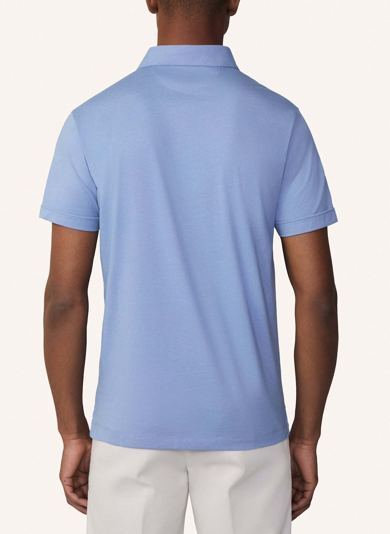 HACKETT LONDON Poloshirt PIMA COTTON POLO, Farbe: BLAU (Bild 2)