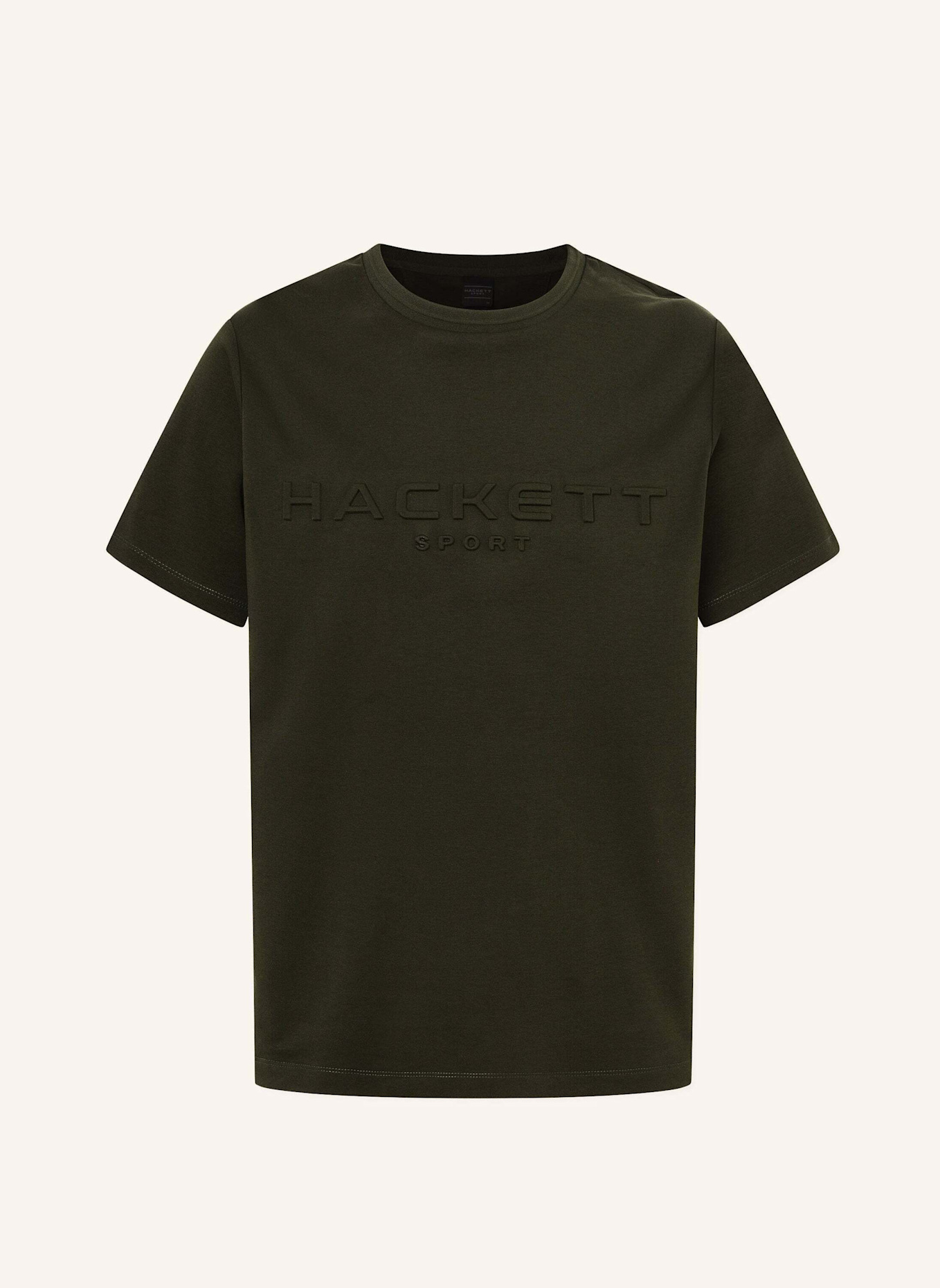 HACKETT LONDON T-Shirt HS EMBOSSED TEE, Farbe: OLIV (Bild 1)