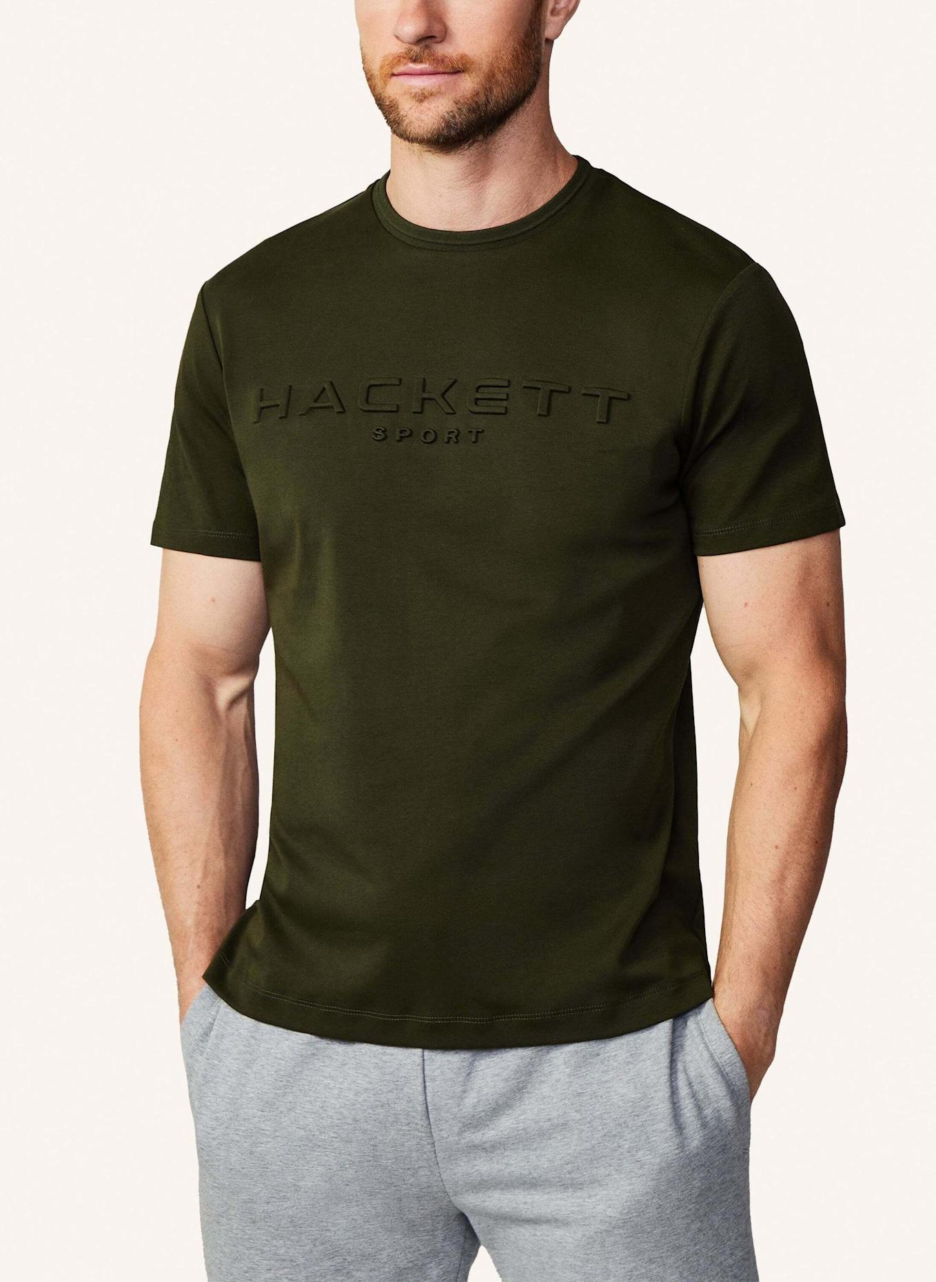 HACKETT LONDON T-Shirt HS EMBOSSED TEE, Farbe: OLIV (Bild 5)