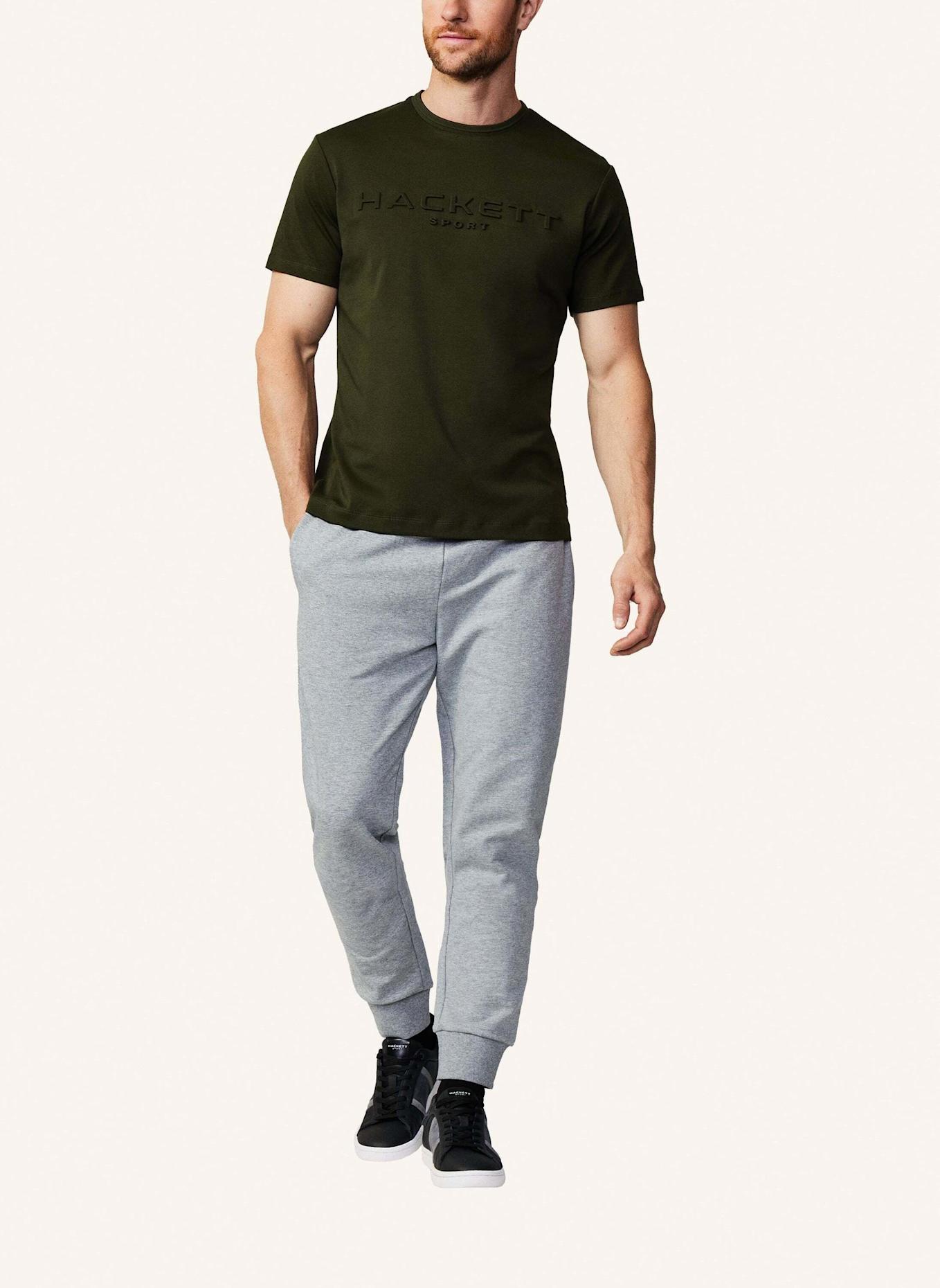 HACKETT LONDON T-Shirt HS EMBOSSED TEE, Farbe: OLIV (Bild 3)