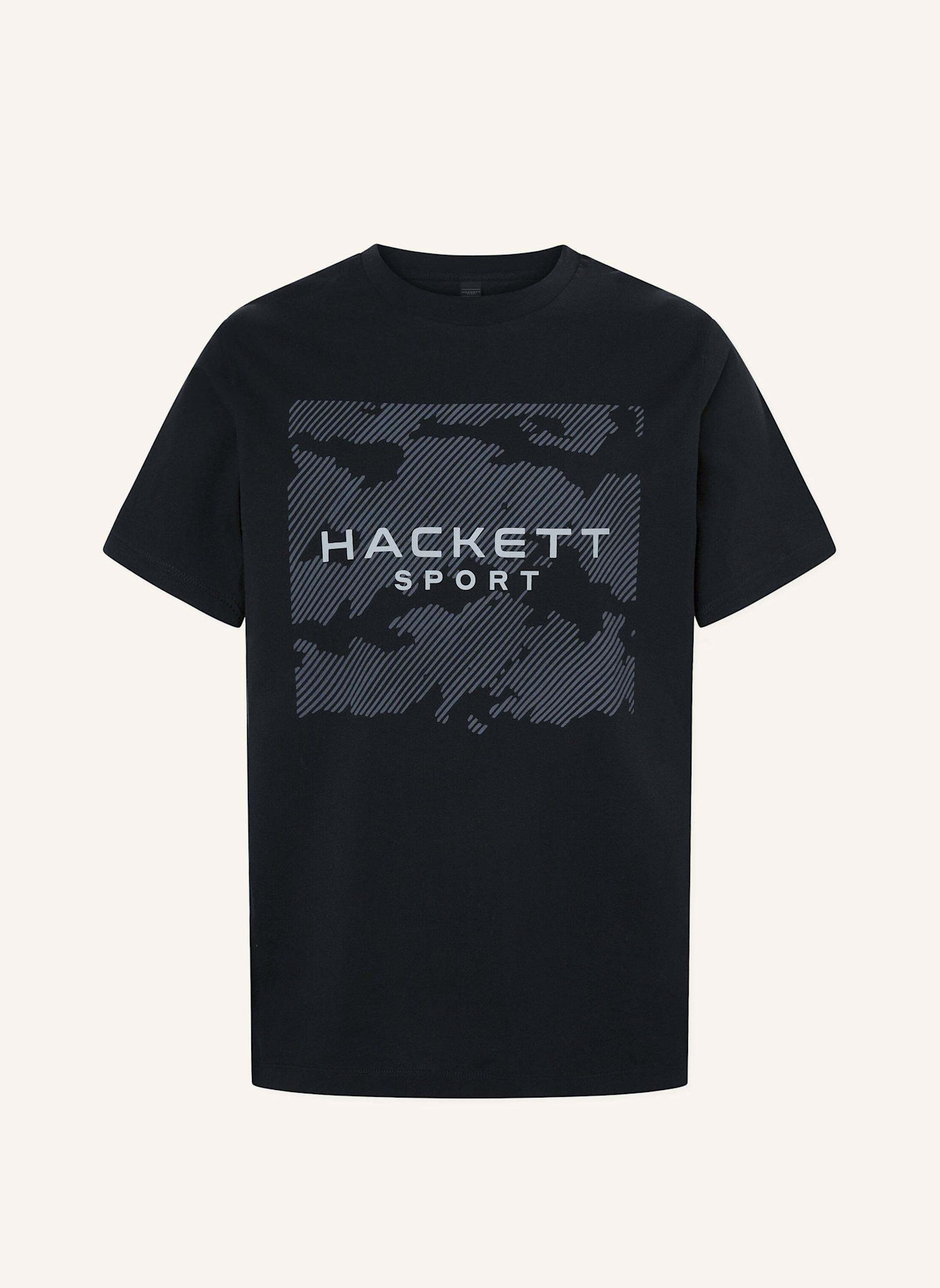 HACKETT LONDON T-Shirt HS CAMO GRAPHIC TEE, Farbe: SCHWARZ (Bild 1)