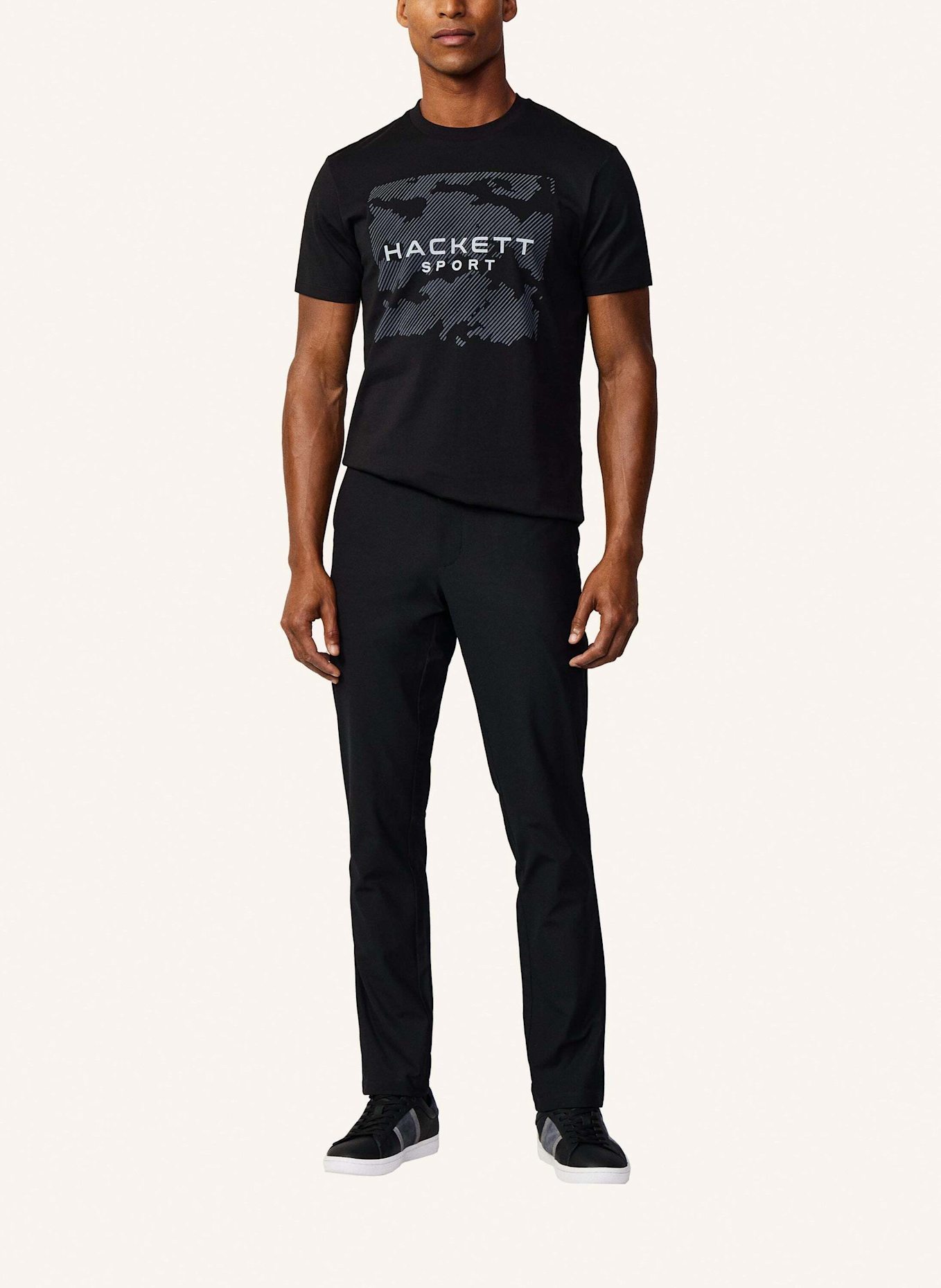 HACKETT LONDON T-Shirt HS CAMO GRAPHIC TEE, Farbe: SCHWARZ (Bild 3)