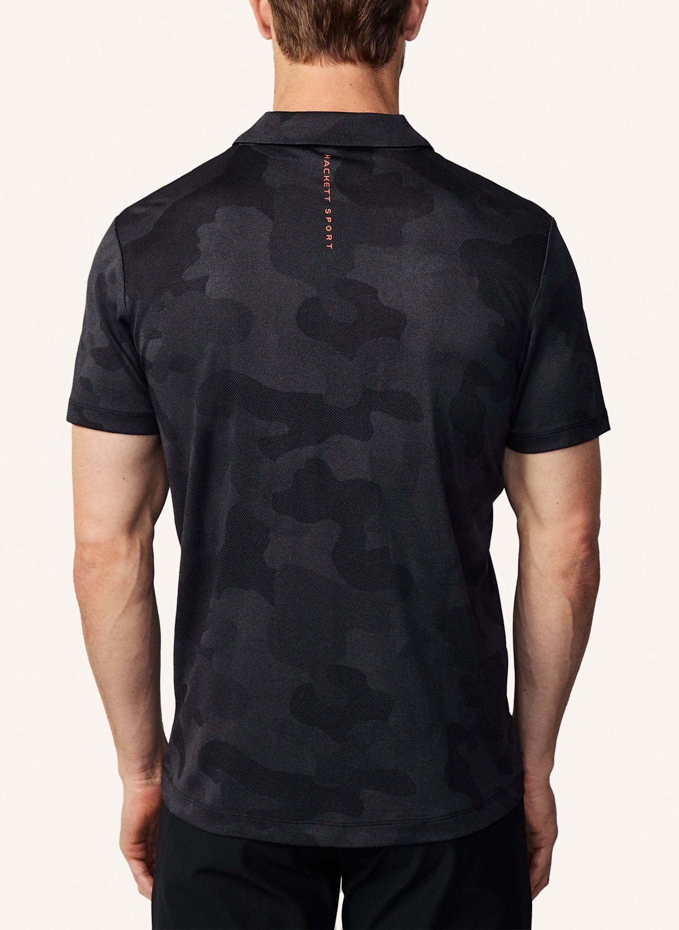 HACKETT LONDON Poloshirt HS CAMO PRINT POLO, Farbe: SCHWARZ (Bild 2)