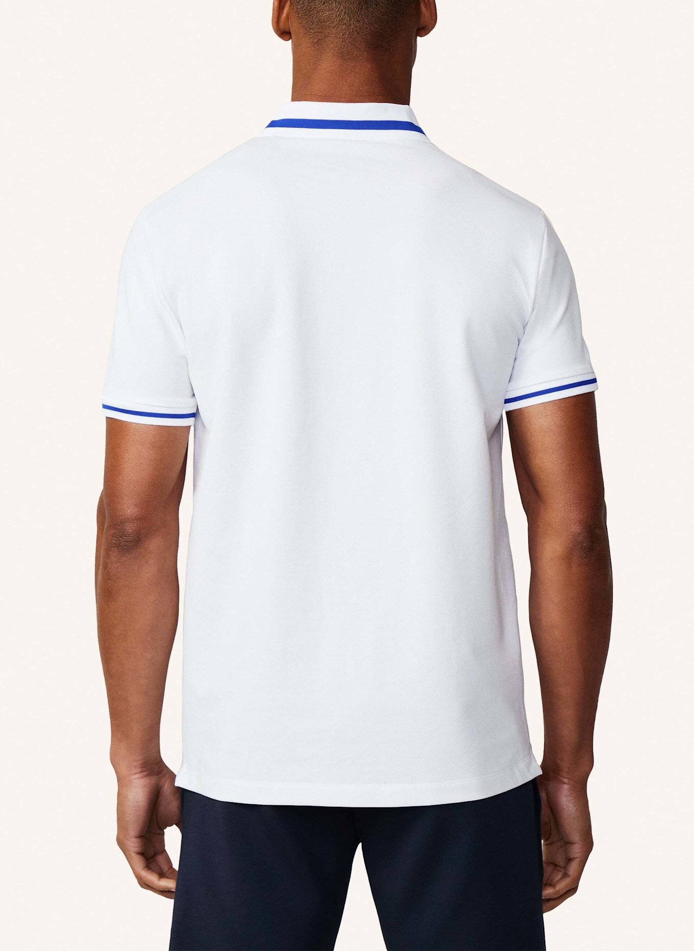 HACKETT LONDON Poloshirt HS TIPPED POLO, Farbe: WEISS (Bild 2)