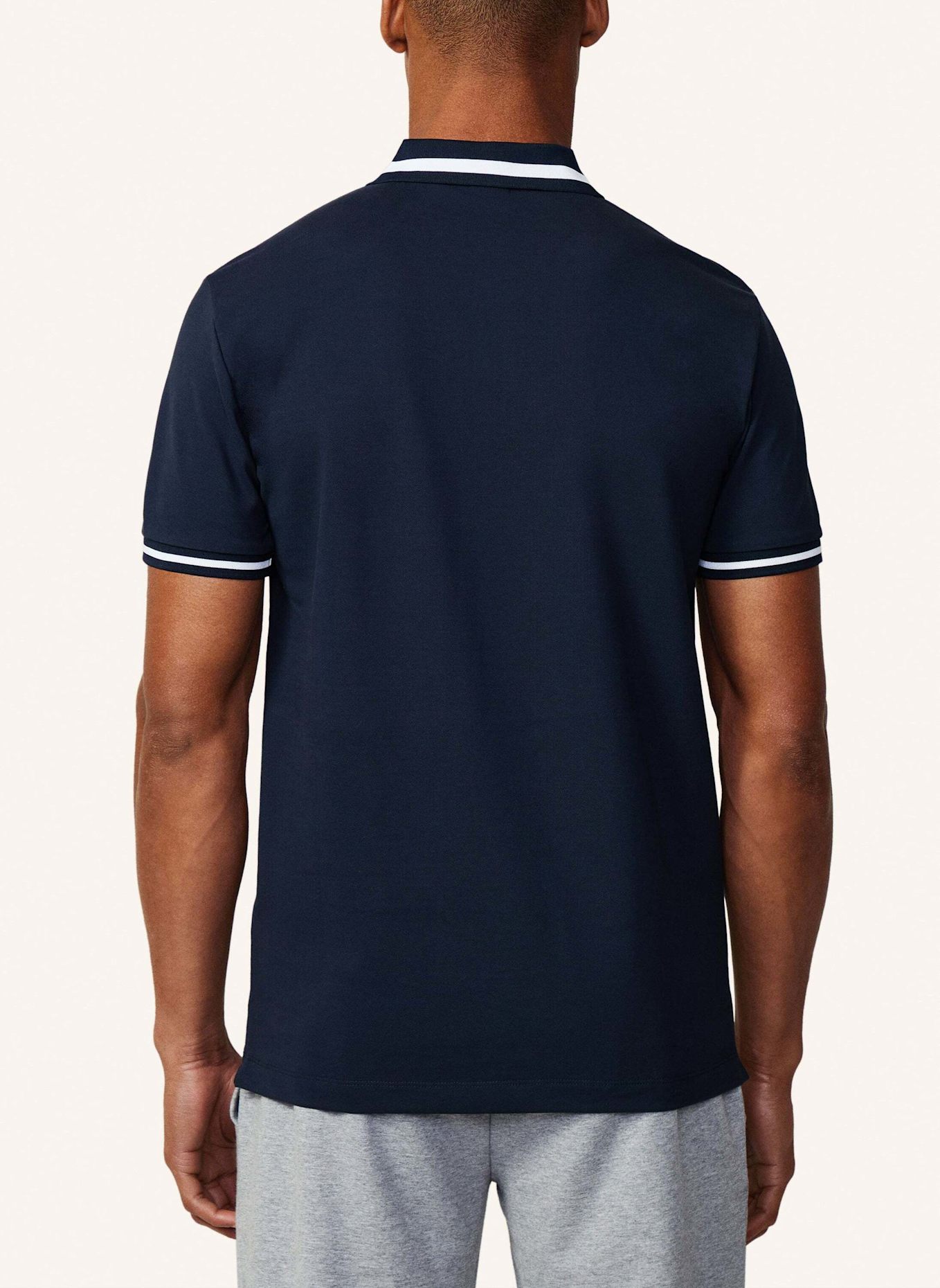 HACKETT LONDON Poloshirt HS TIPPED POLO, Farbe: DUNKELBLAU (Bild 2)