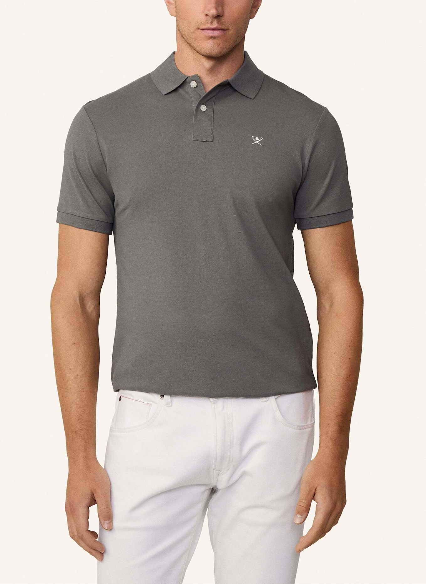 HACKETT LONDON Piqué-Poloshirt Slim Fit, Farbe: GRÜN (Bild 6)