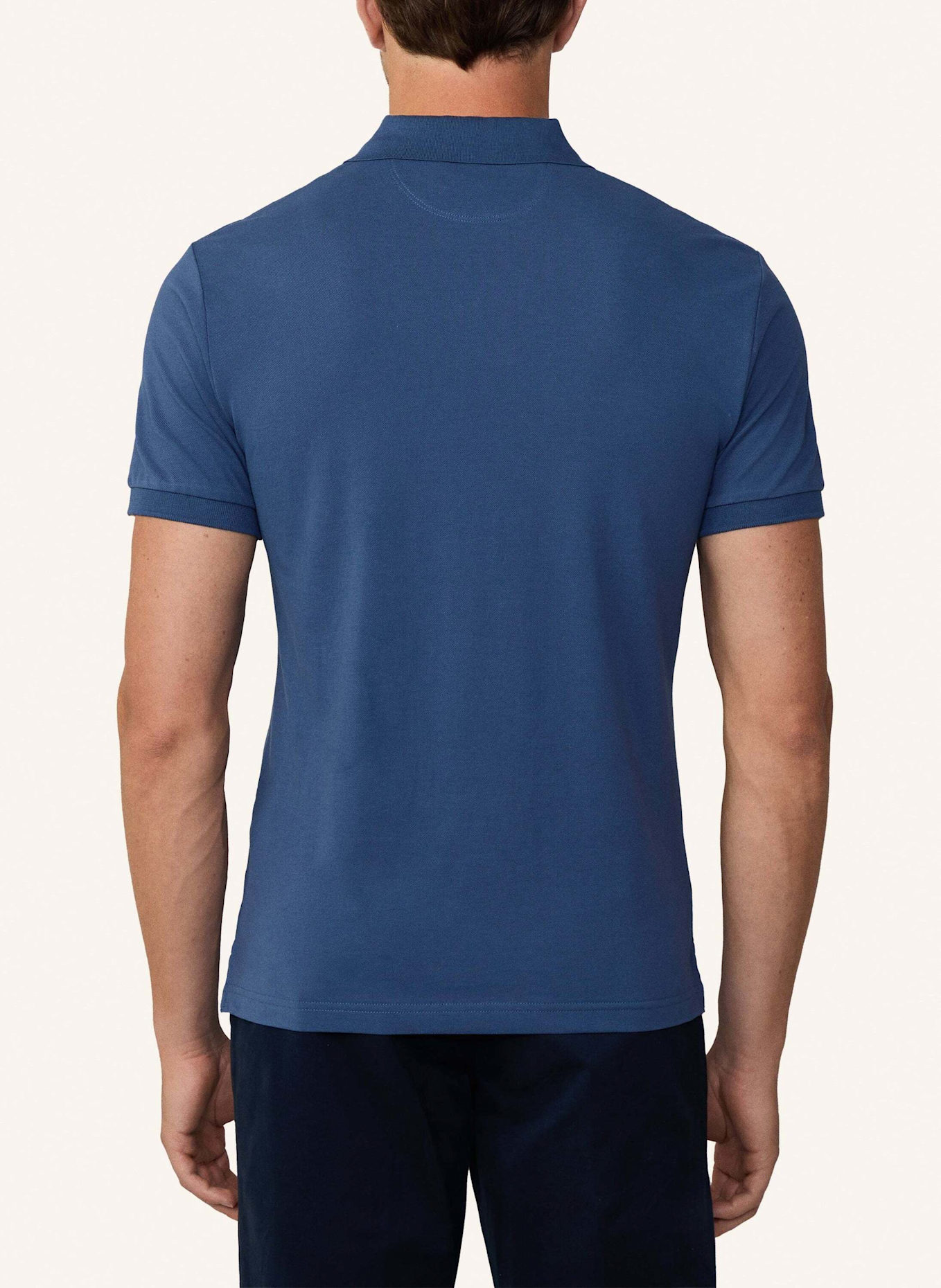 HACKETT LONDON Piqué-Poloshirt Slim Fit, Farbe: BLAU (Bild 2)