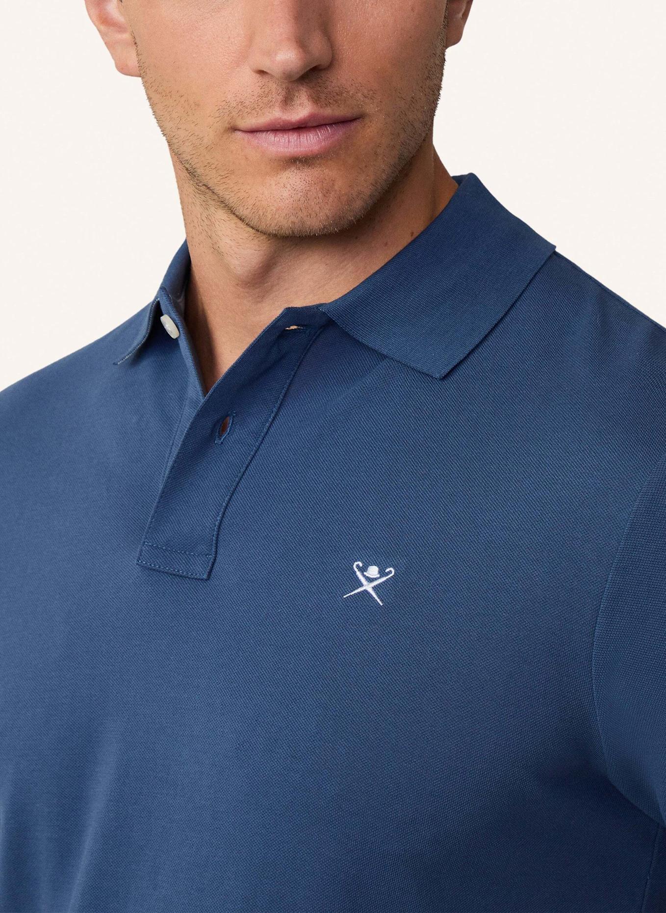 HACKETT LONDON Piqué-Poloshirt Slim Fit, Farbe: BLAU (Bild 4)