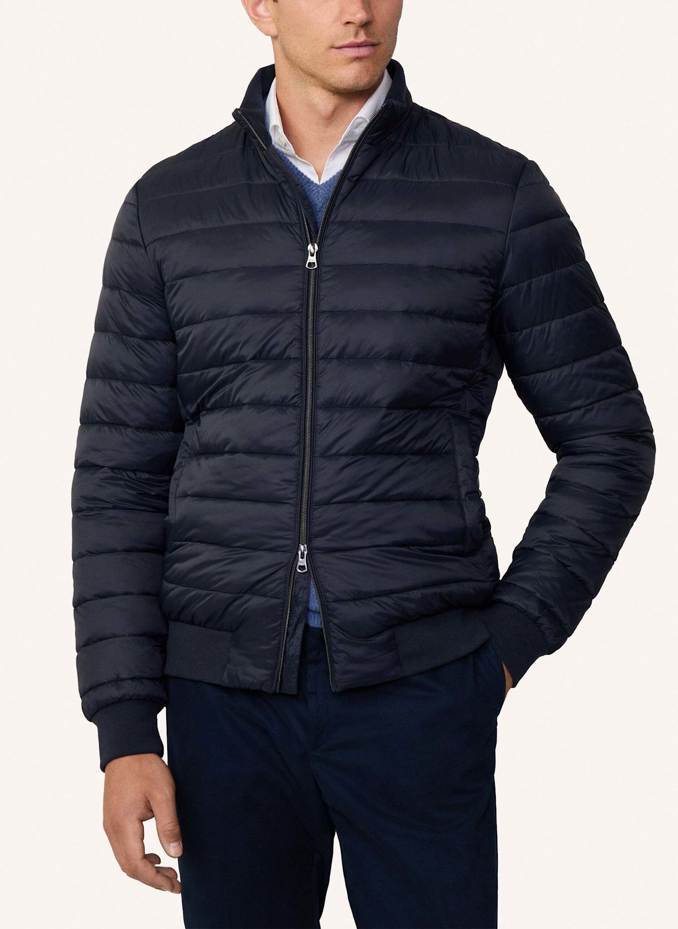 HACKETT LONDON Fieldjacket ULTRA LW MOTO, Farbe: BLAU (Bild 5)