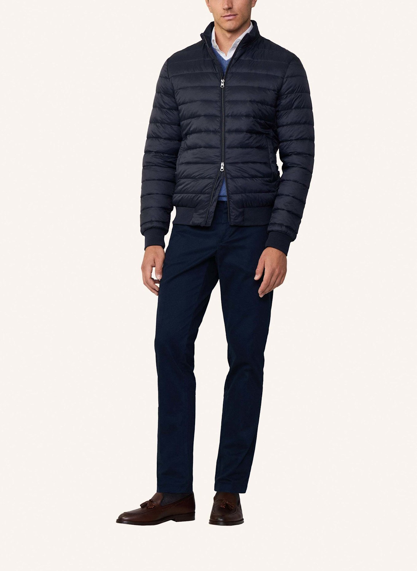 HACKETT LONDON Fieldjacket ULTRA LW MOTO, Farbe: BLAU (Bild 3)