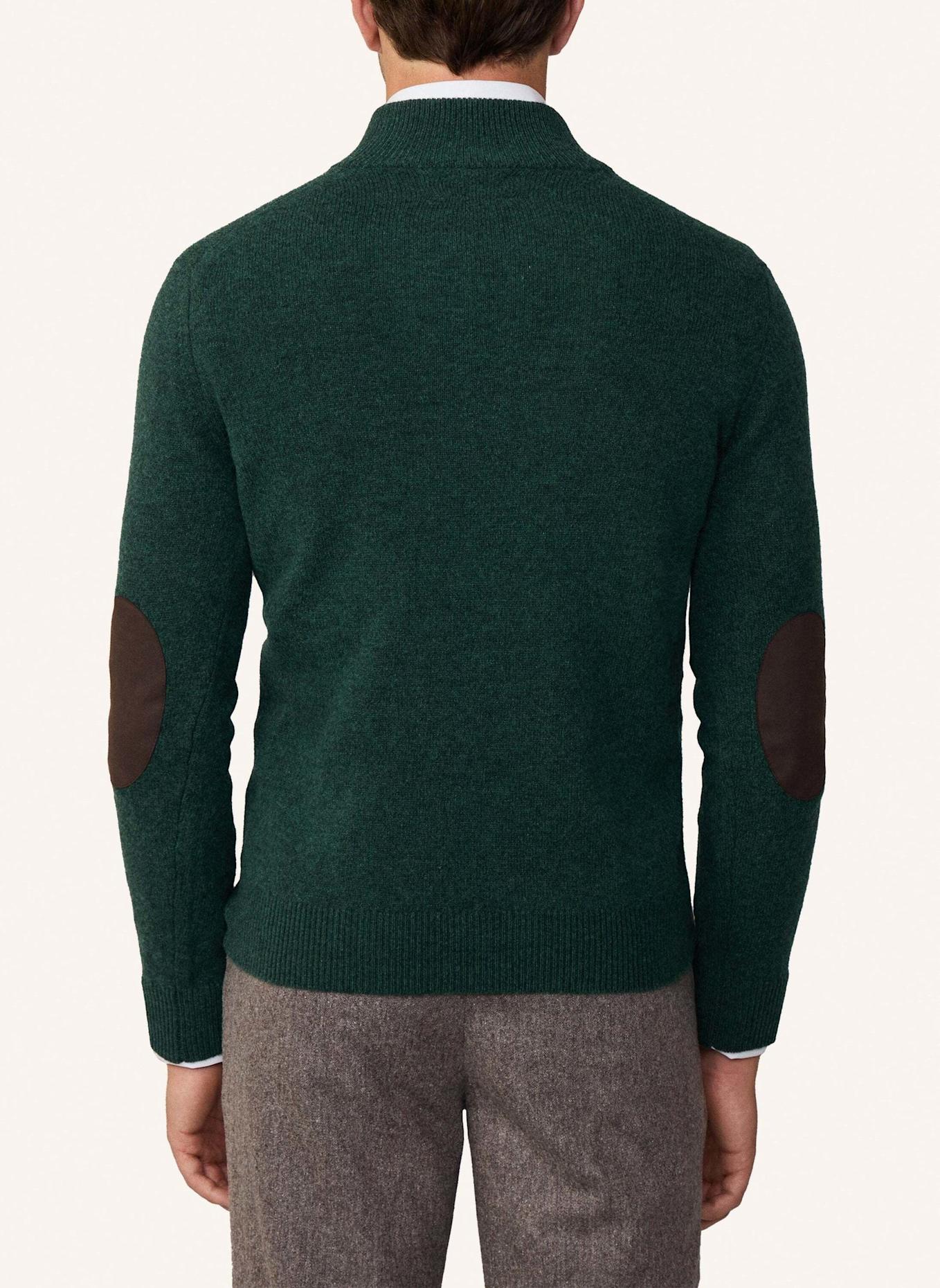 HACKETT LONDON Troyer LAMBSWOOL HZIP, Farbe: DUNKELGRÜN (Bild 2)