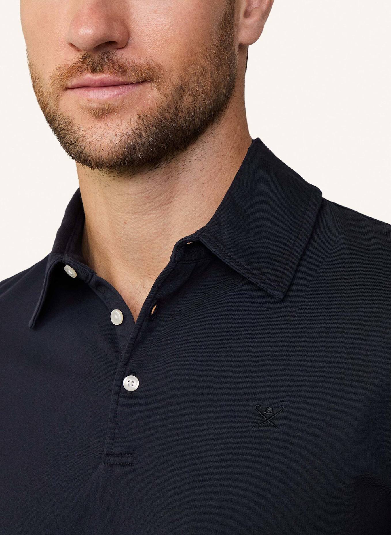 HACKETT LONDON Poloshirt WASHED JERSEY LS (Bild 4)