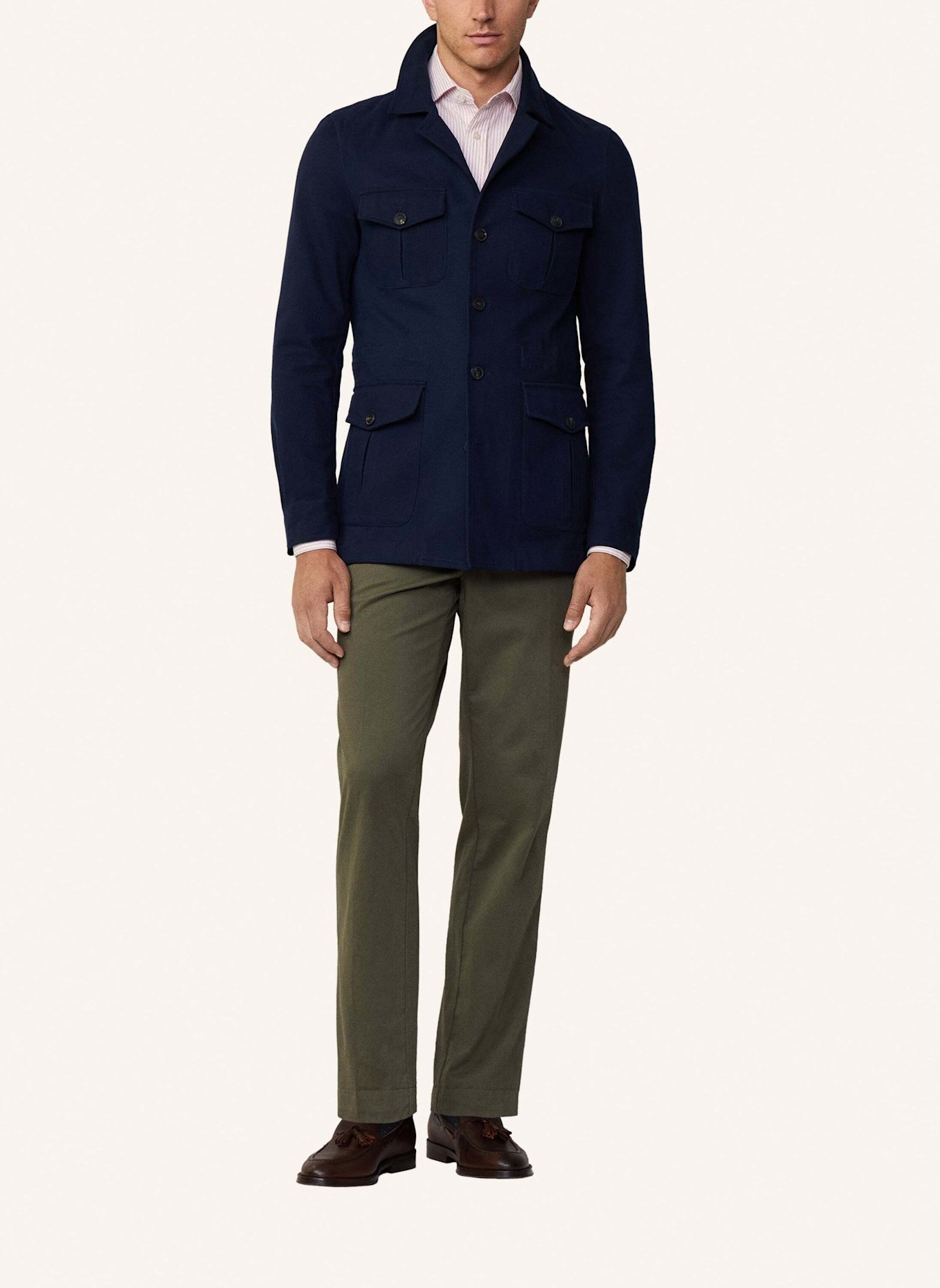 HACKETT LONDON Between Jacke 4 PKT COTTON STRETCH, Farbe: DUNKELBLAU (Bild 2)