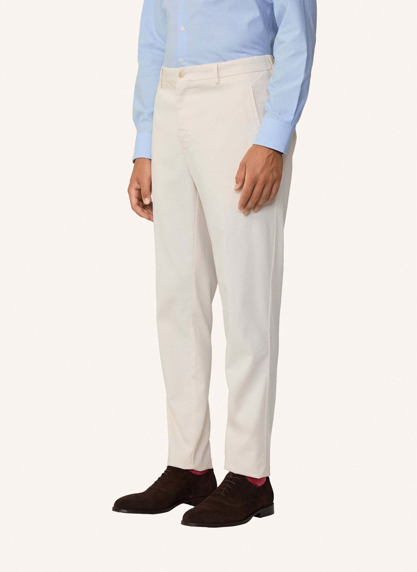 HACKETT LONDON Chino TRICOTINE TROUSER, Farbe: CREME (Bild 5)