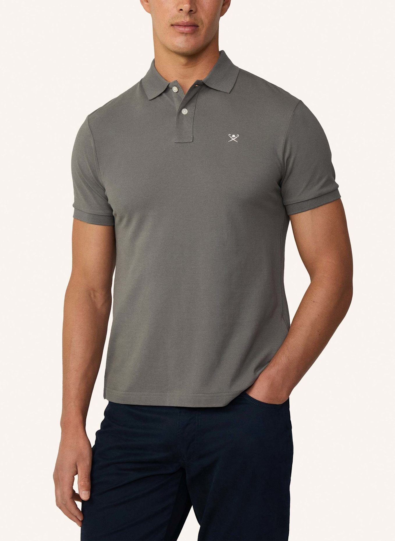 HACKETT LONDON Piqué-Poloshirt Slim Fit, Farbe: GRÜN (Bild 6)