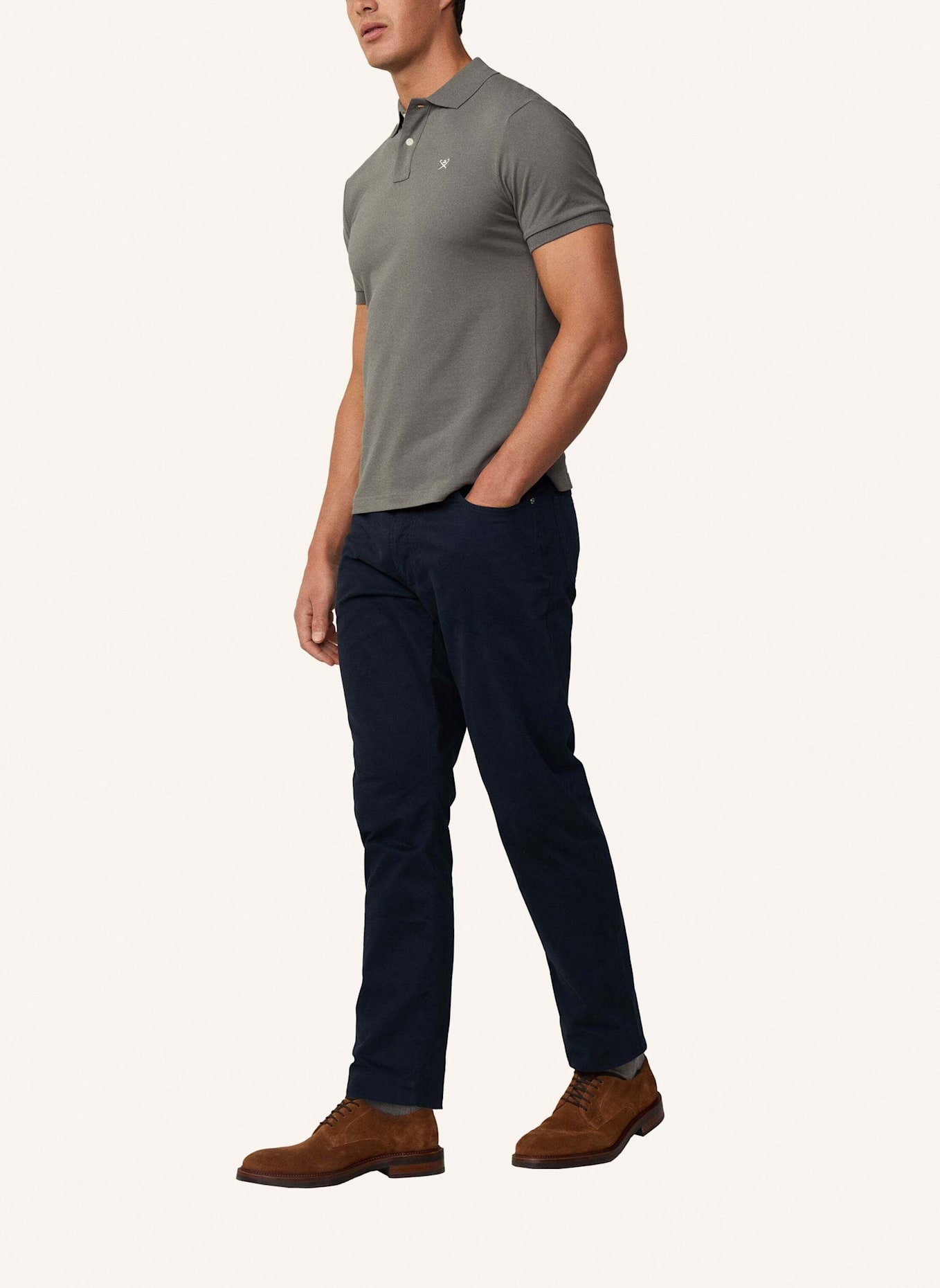 HACKETT LONDON Piqué-Poloshirt Slim Fit, Farbe: GRÜN (Bild 3)