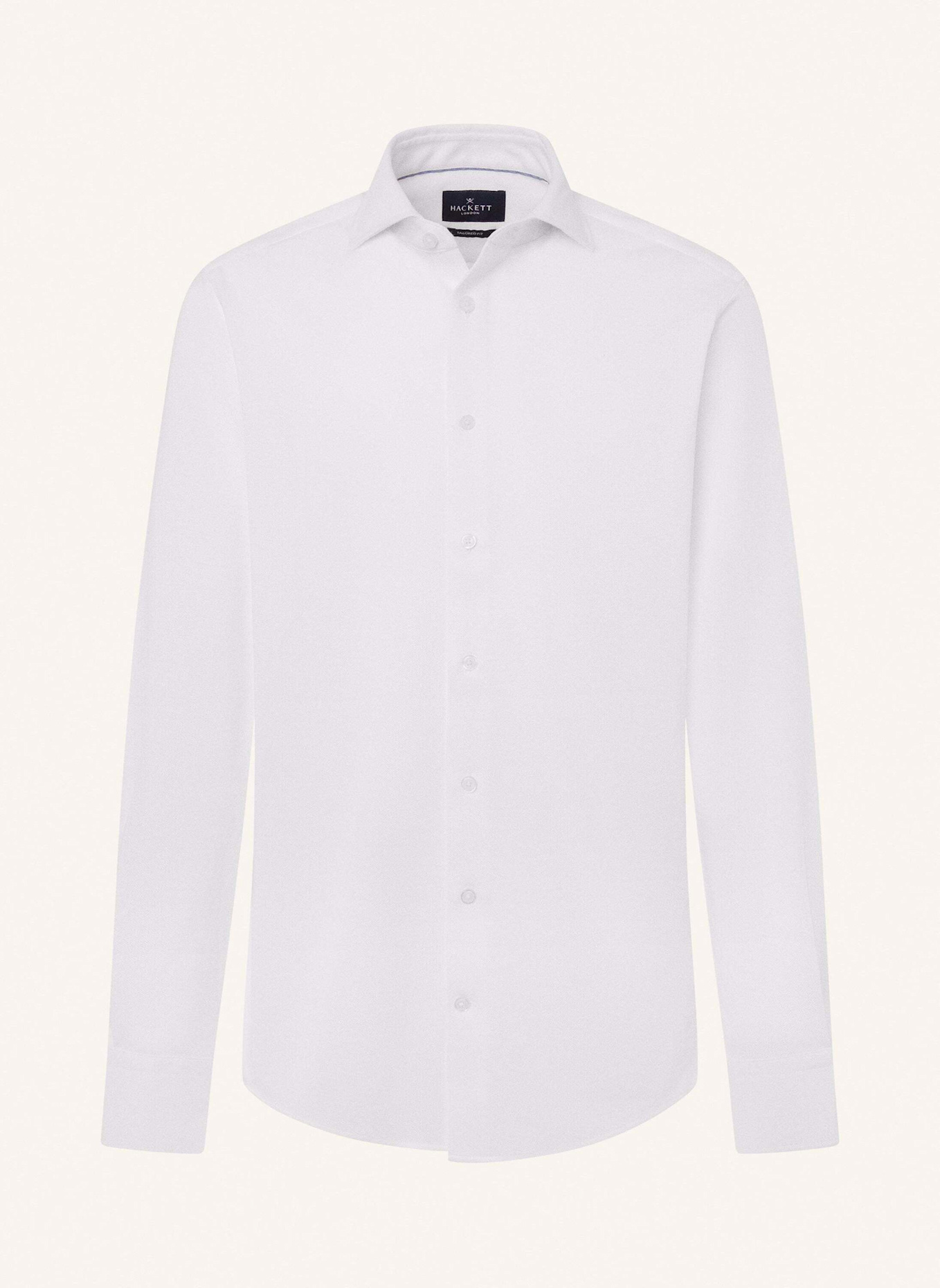 HACKETT LONDON Freizeithemd JERSEY PIQUE, Farbe: WEISS (Bild 1)