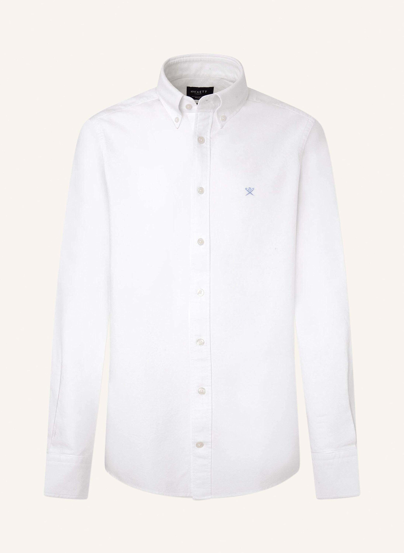 HACKETT LONDON Freizeithemd WASHED OXFORD, Farbe: WEISS (Bild 1)