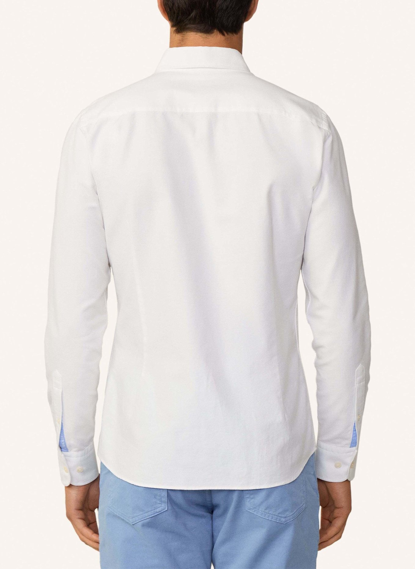 HACKETT LONDON Freizeithemd WASHED OXFORD, Farbe: WEISS (Bild 2)