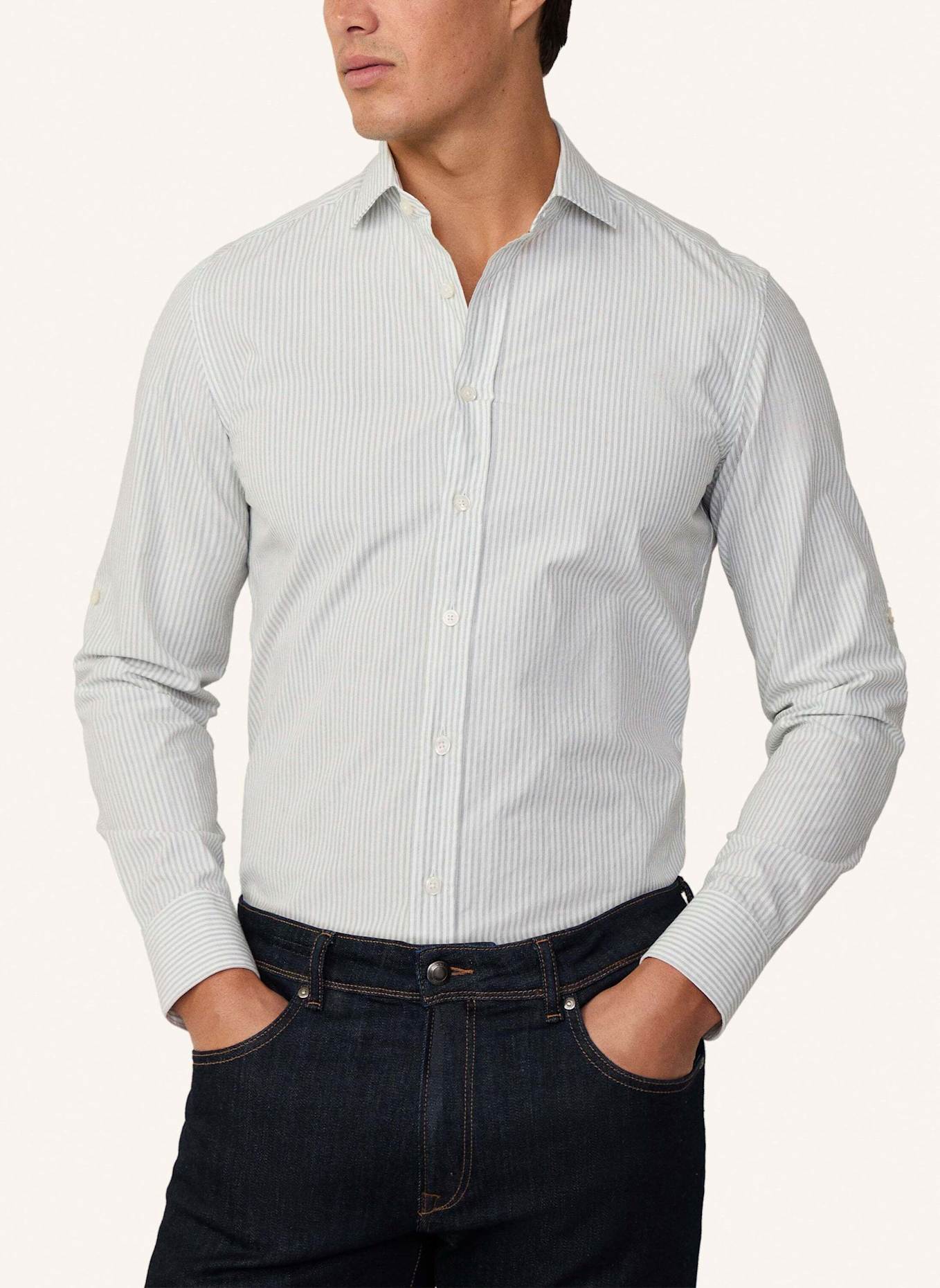 HACKETT LONDON Freizeithemd MELANGE BENGAL STRIPE (Bild 6)