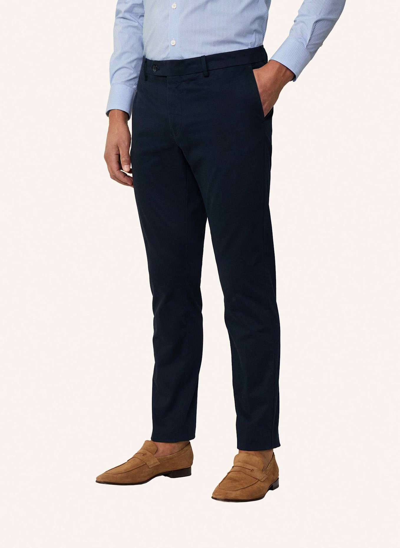 HACKETT LONDON Chino Slim Fit, Farbe: DUNKELBLAU (Bild 6)