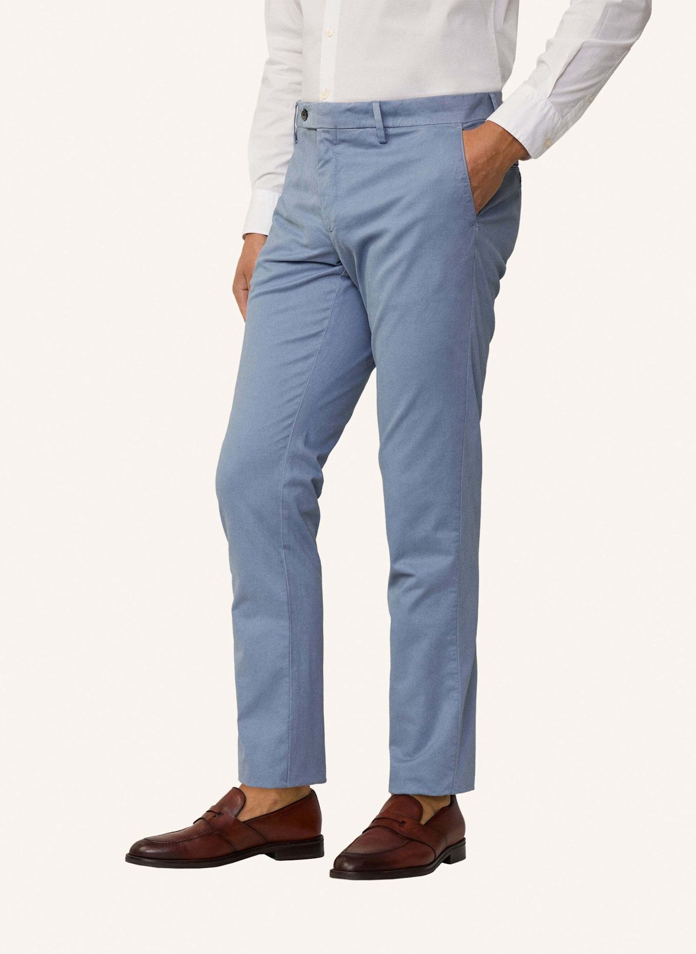 HACKETT LONDON Chino Slim Fit, Farbe: BLAU (Bild 6)