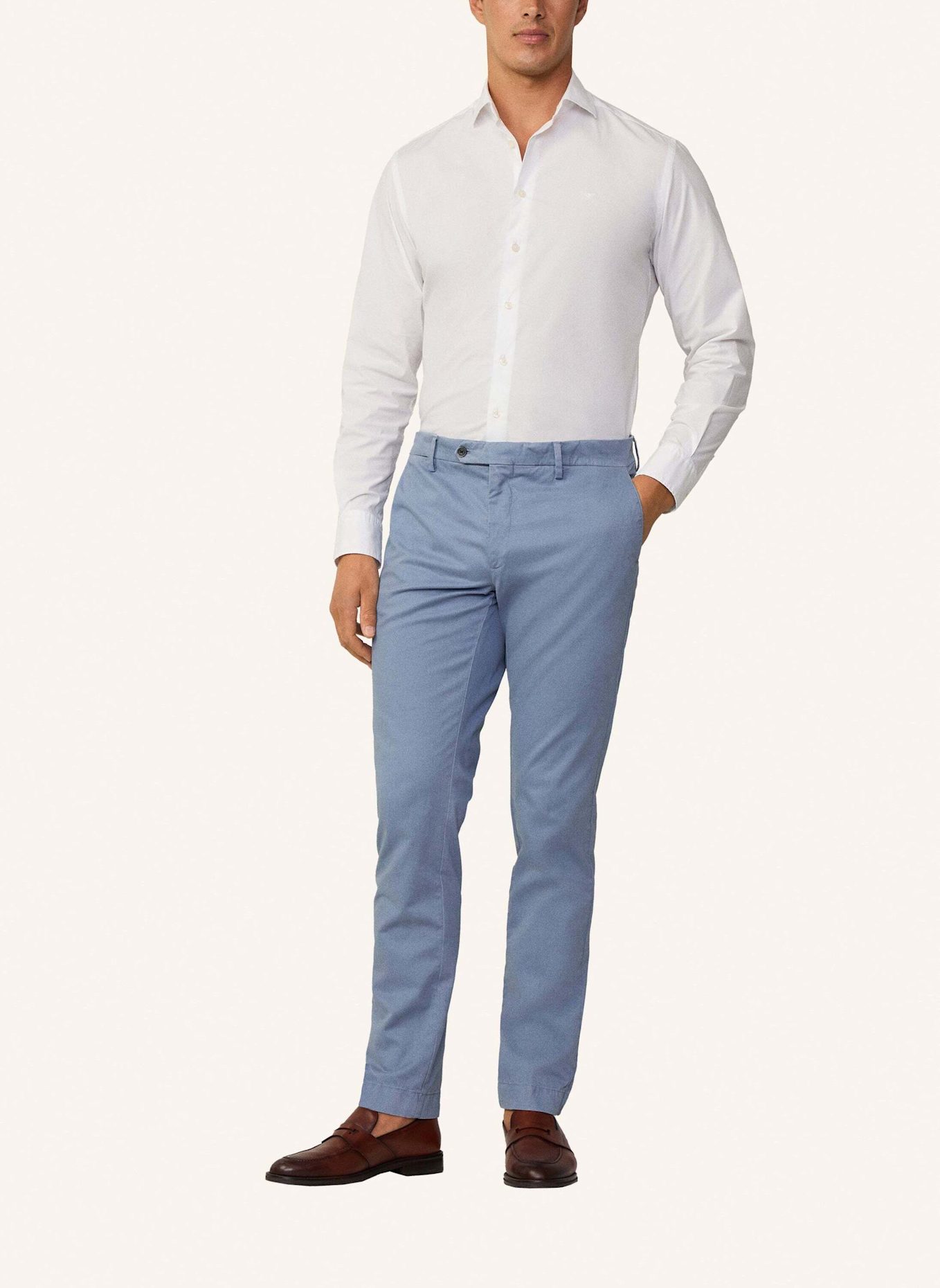 HACKETT LONDON Chino Slim Fit, Farbe: BLAU (Bild 3)