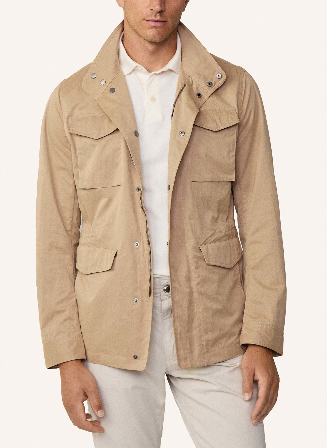 HACKETT LONDON Fieldjacket LW FIELD 4 PKT, Farbe: BEIGE (Bild 6)