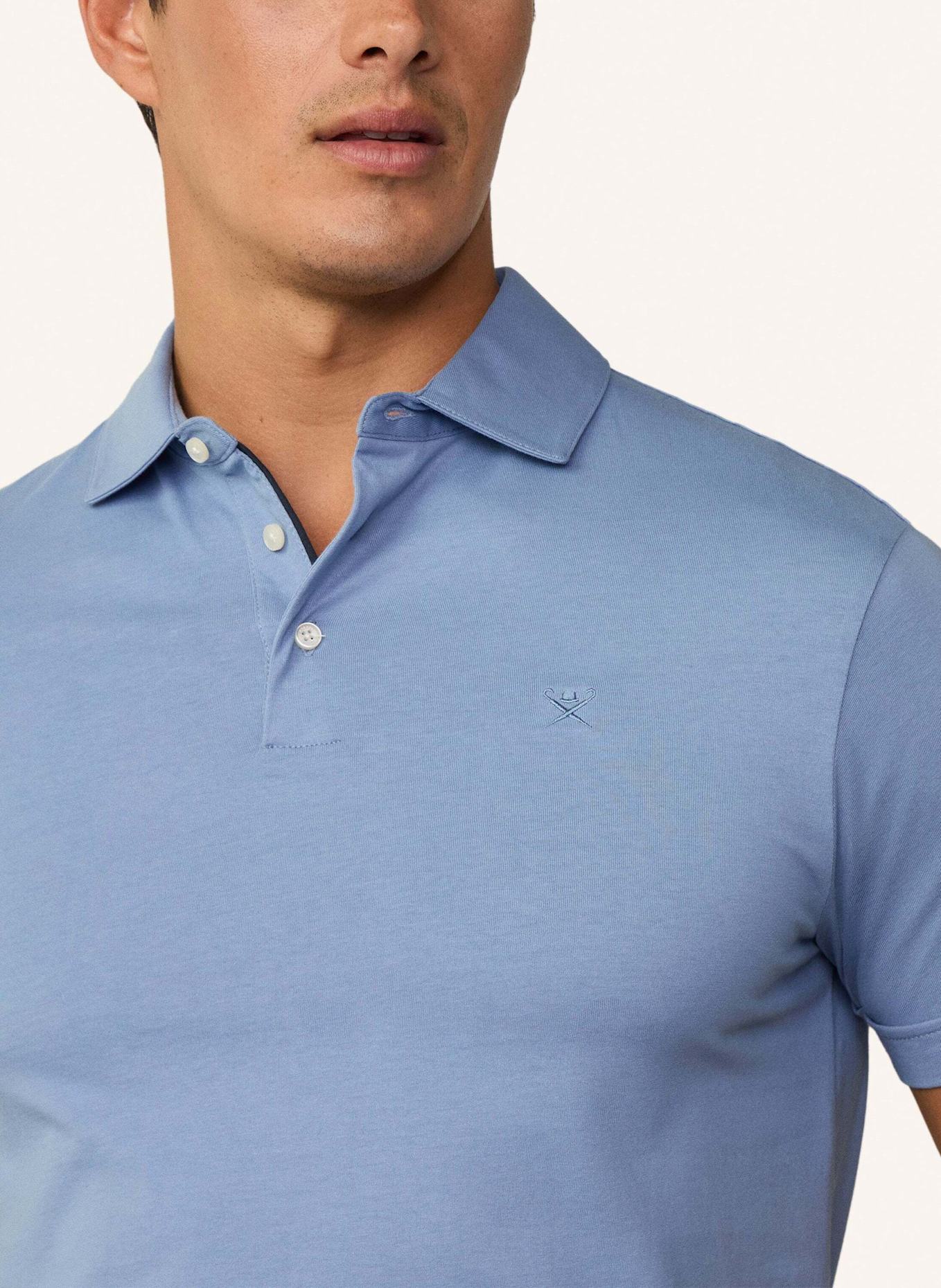 HACKETT LONDON Poloshirt PIMA COTTON POLO, Farbe: BLAU (Bild 4)