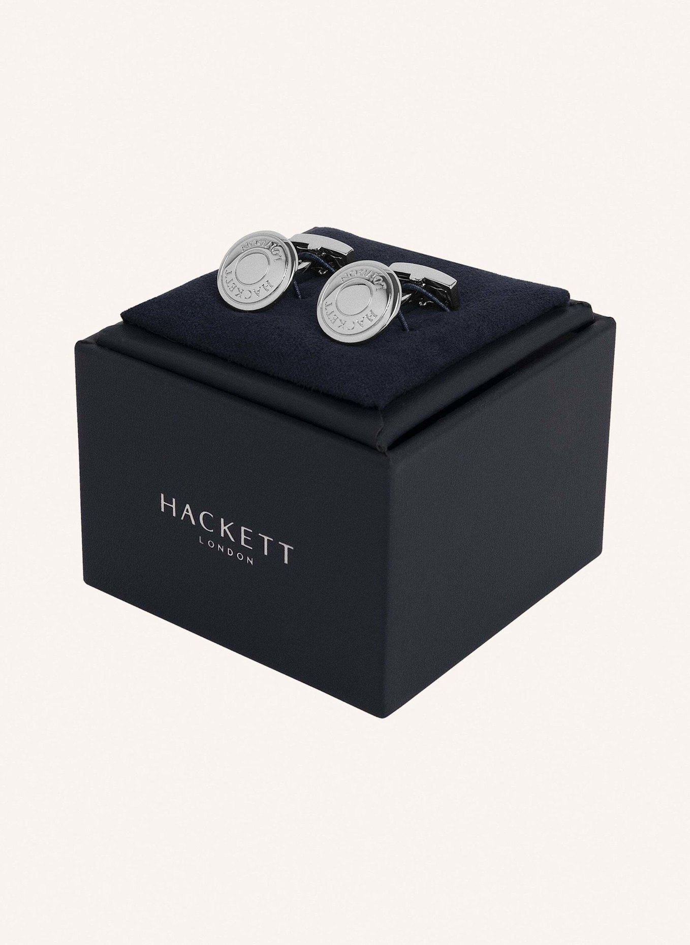 HACKETT LONDON Manschettenknöpfe POLO BUTTON: SILBER
