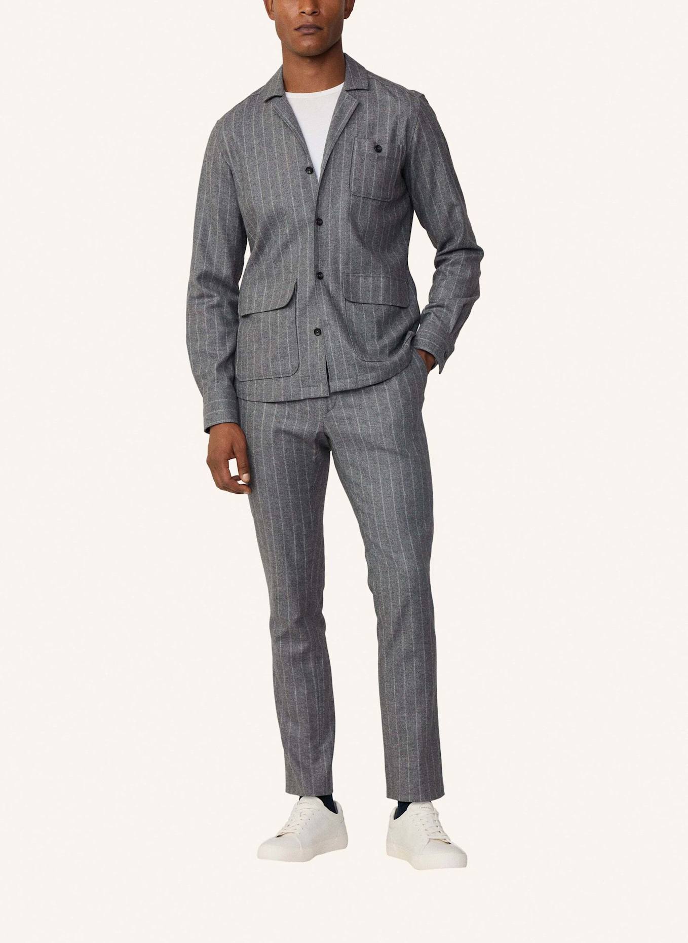 HACKETT LONDON Overjacket PINSTRIPE OVERSHIRT, Farbe: GRAU (Bild 3)