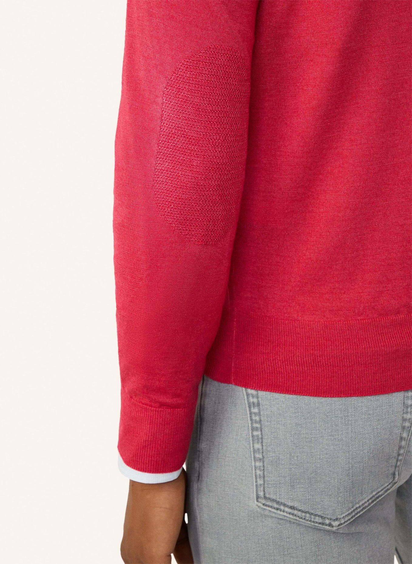 HACKETT LONDON Pullover GMD MERINO SILK V, Farbe: ROT (Bild 5)