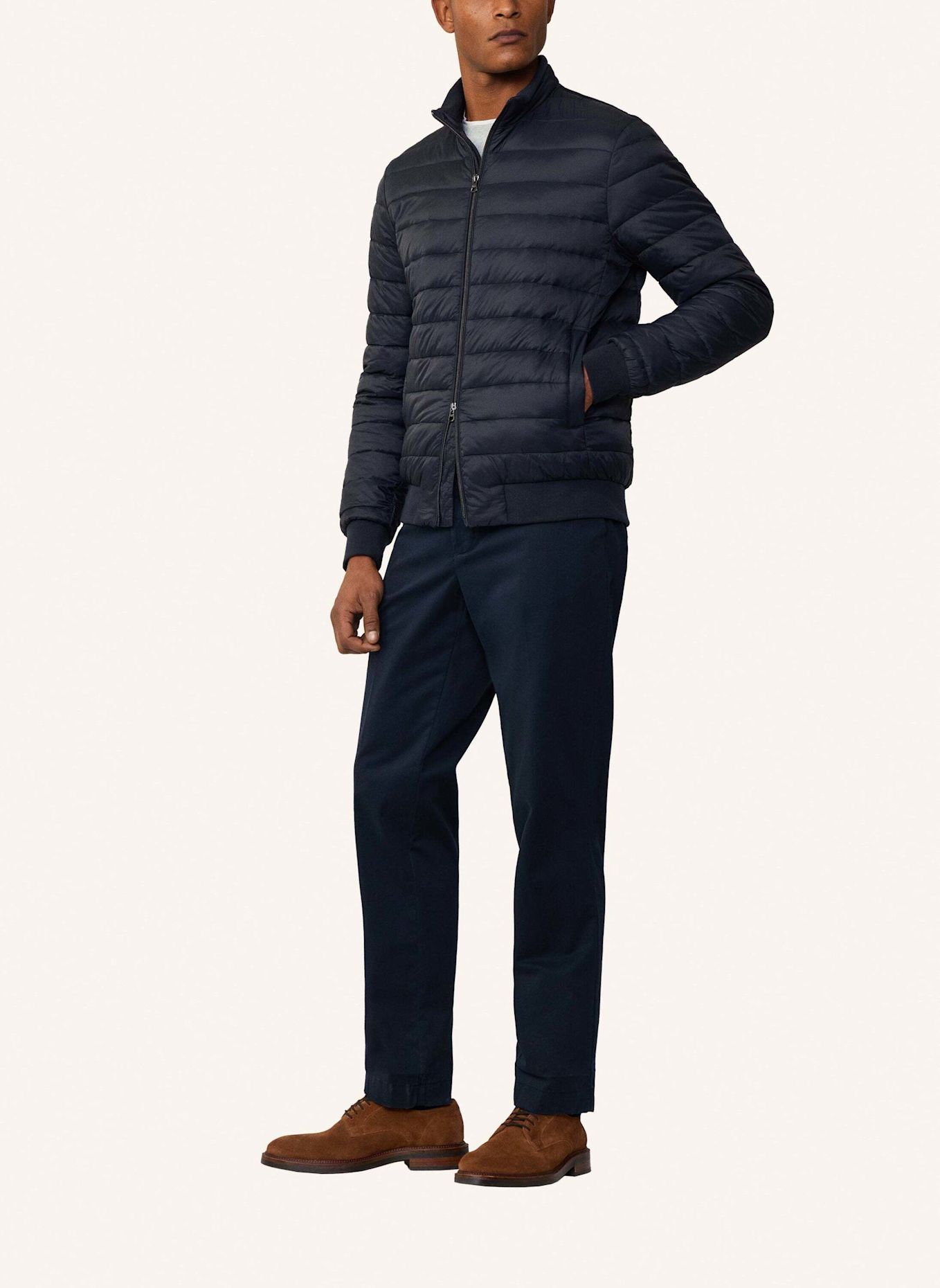 HACKETT LONDON Steppjacke ULTRA LW MOTO, Farbe: BLAU (Bild 3)