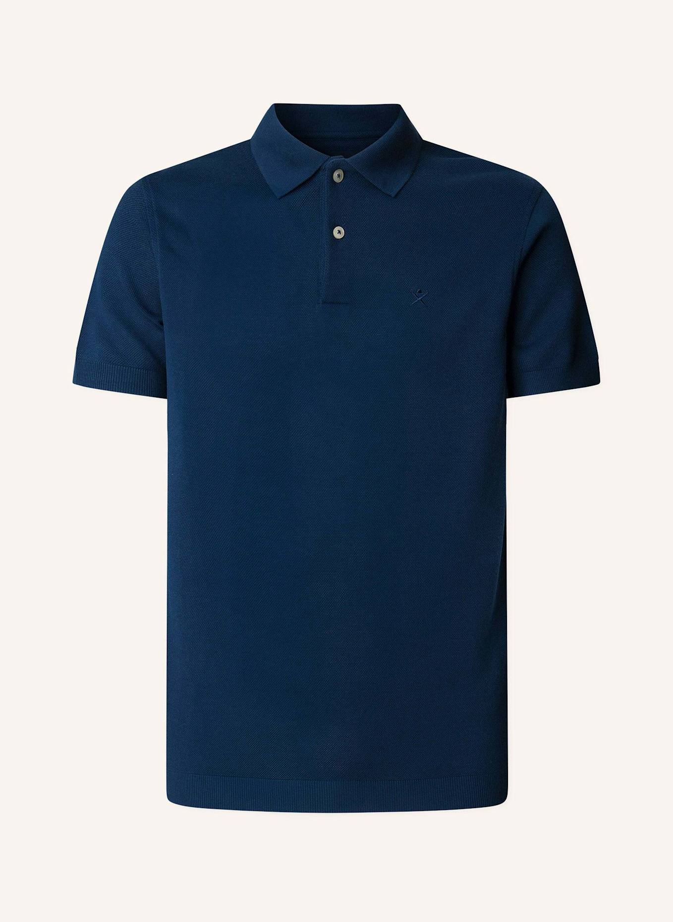 HACKETT LONDON Poloshirt STOP START KNIT PIQUE, Farbe: DUNKELBLAU (Bild 1)