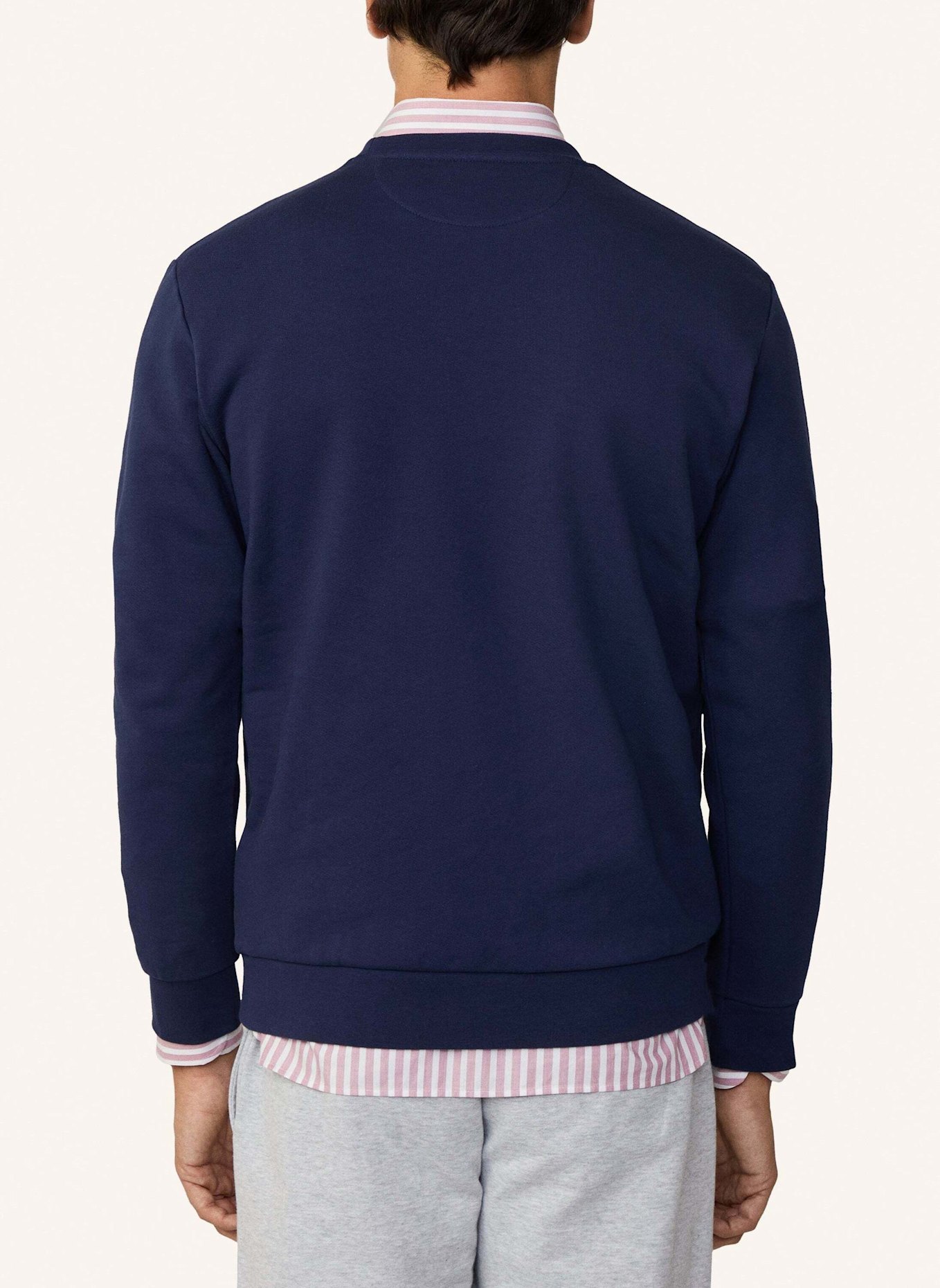 HACKETT LONDON Sweatshirt HERITAGE ESS CREW: BLAU